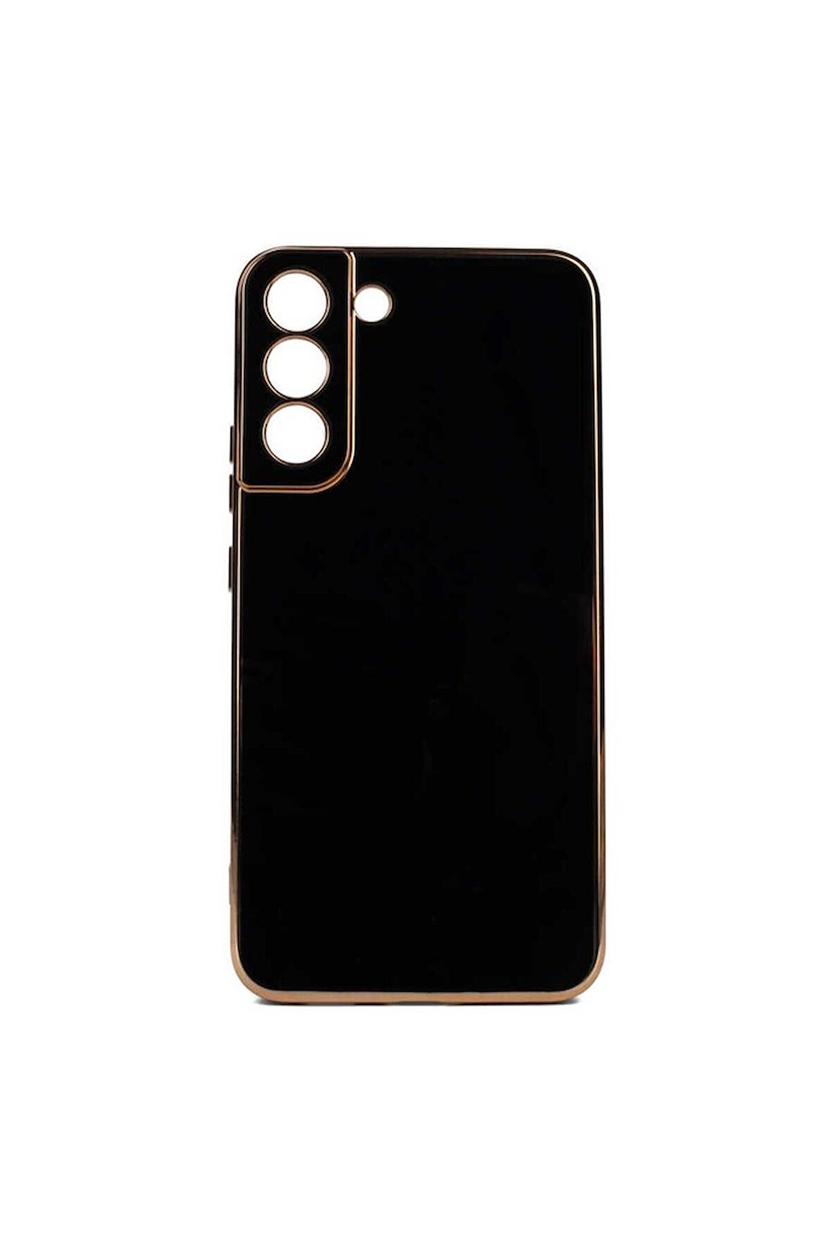 Samsung Galaxy S22 Plus Uyumlu Kılıf Bark Kapak Siyah