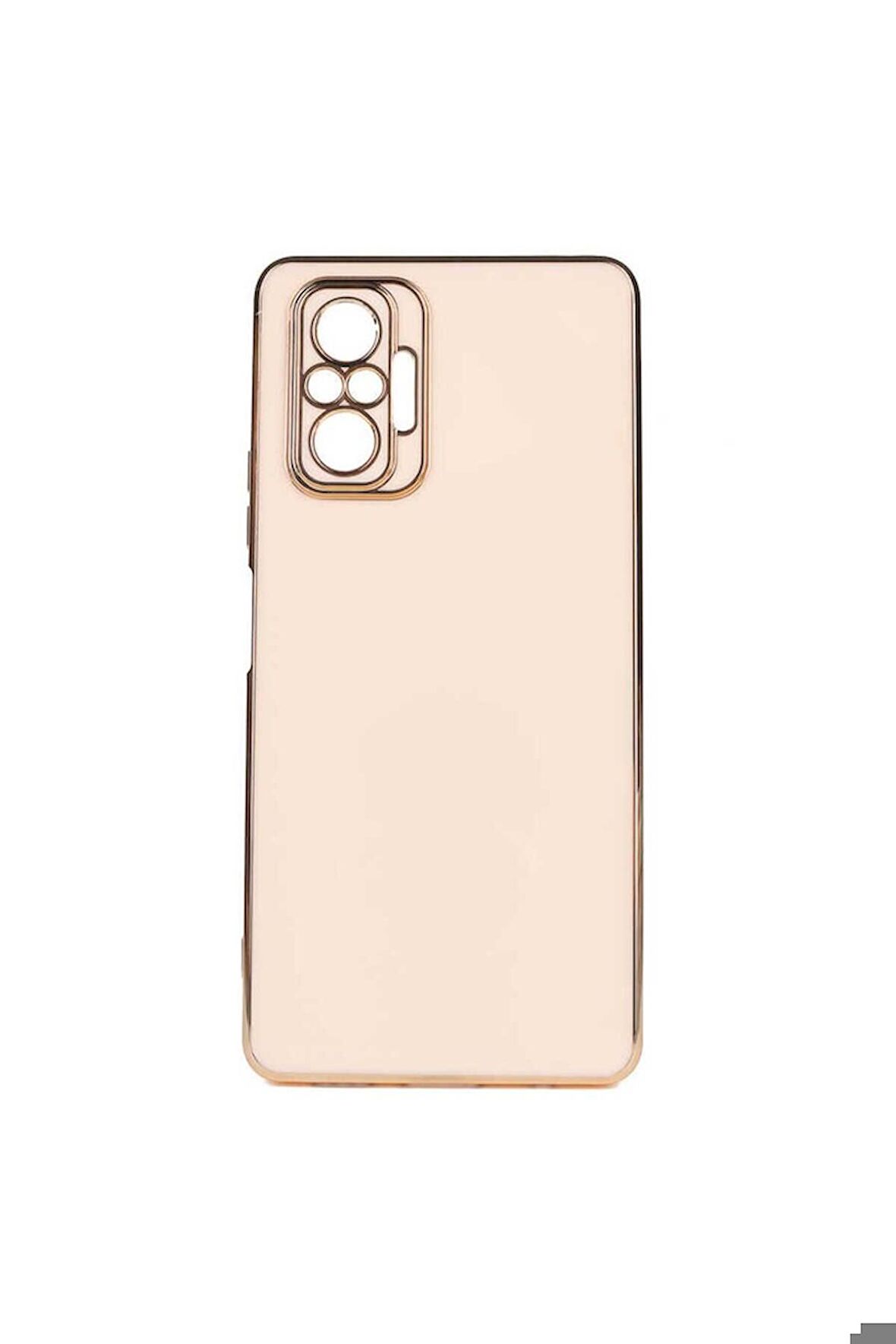 Xiaomi Redmi Note 10 Pro Uyumlu Kılıf Bark Kapak Rose Gold