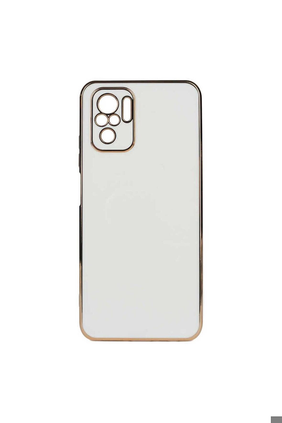 Xiaomi Redmi Note 10S Uyumlu Kılıf Bark Kapak Beyaz