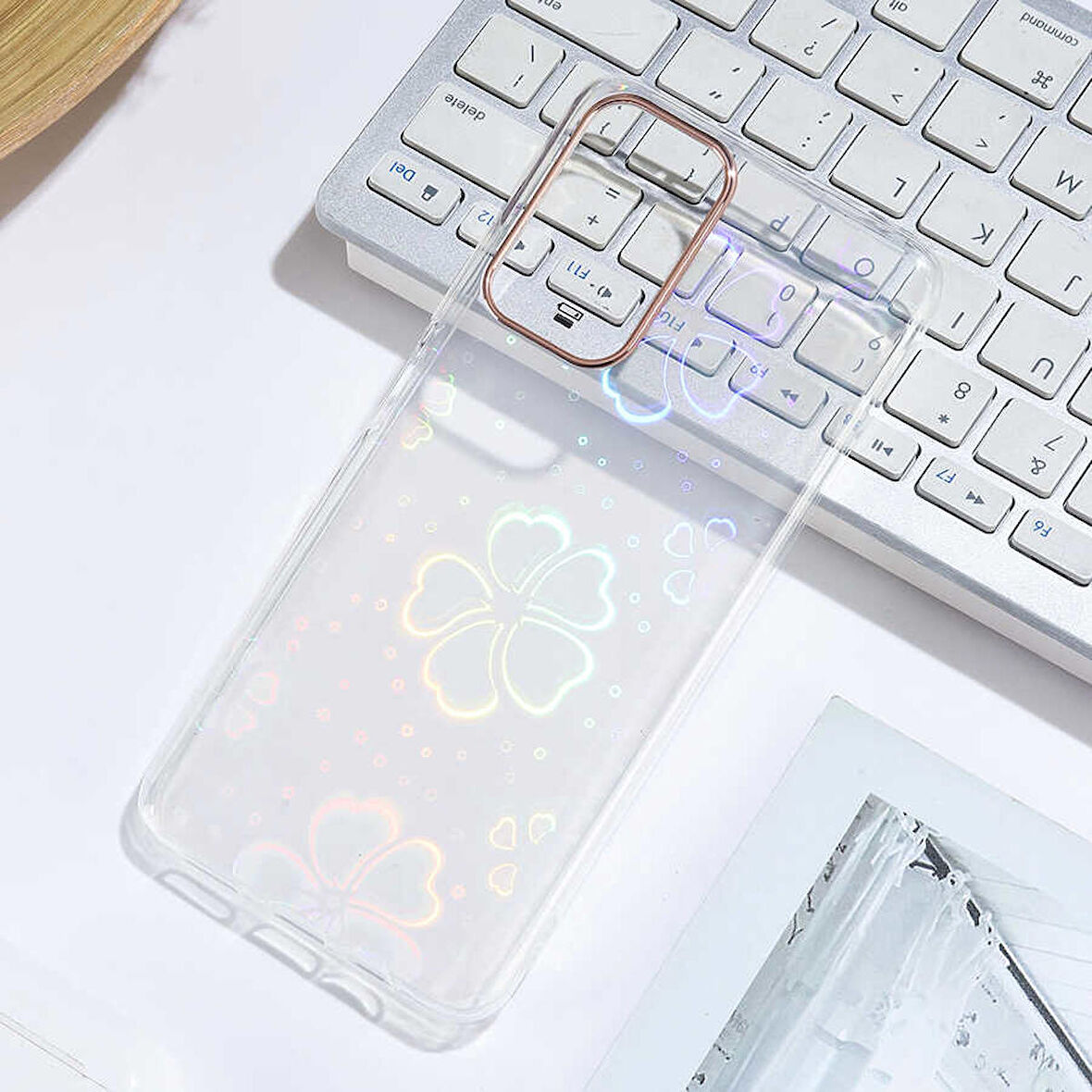 Xiaomi Redmi Note 11T 5G Uyumlu Kılıf Sidney Desenli Sert Kapak Flower No3