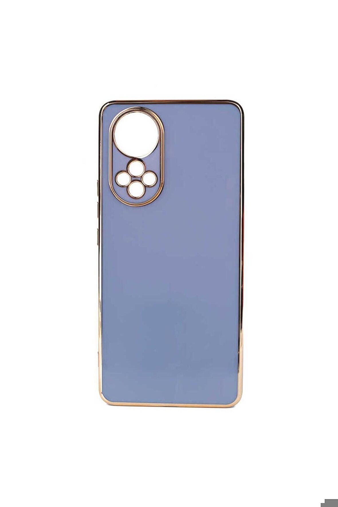 Huawei Honor 50 Uyumlu Kılıf Bark Kapak Mavi Açık