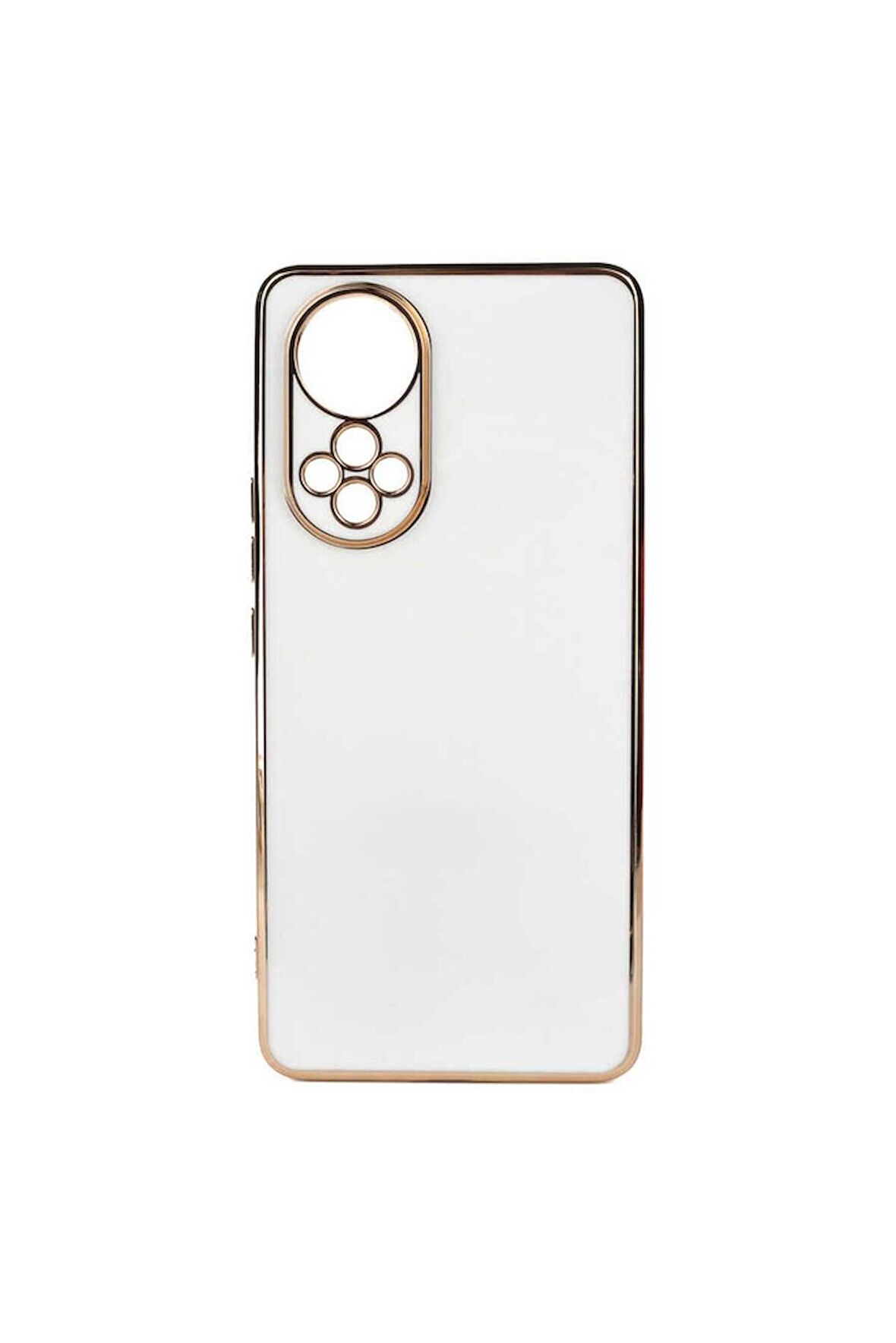 Huawei Honor 50 Uyumlu Kılıf Bark Kapak Beyaz