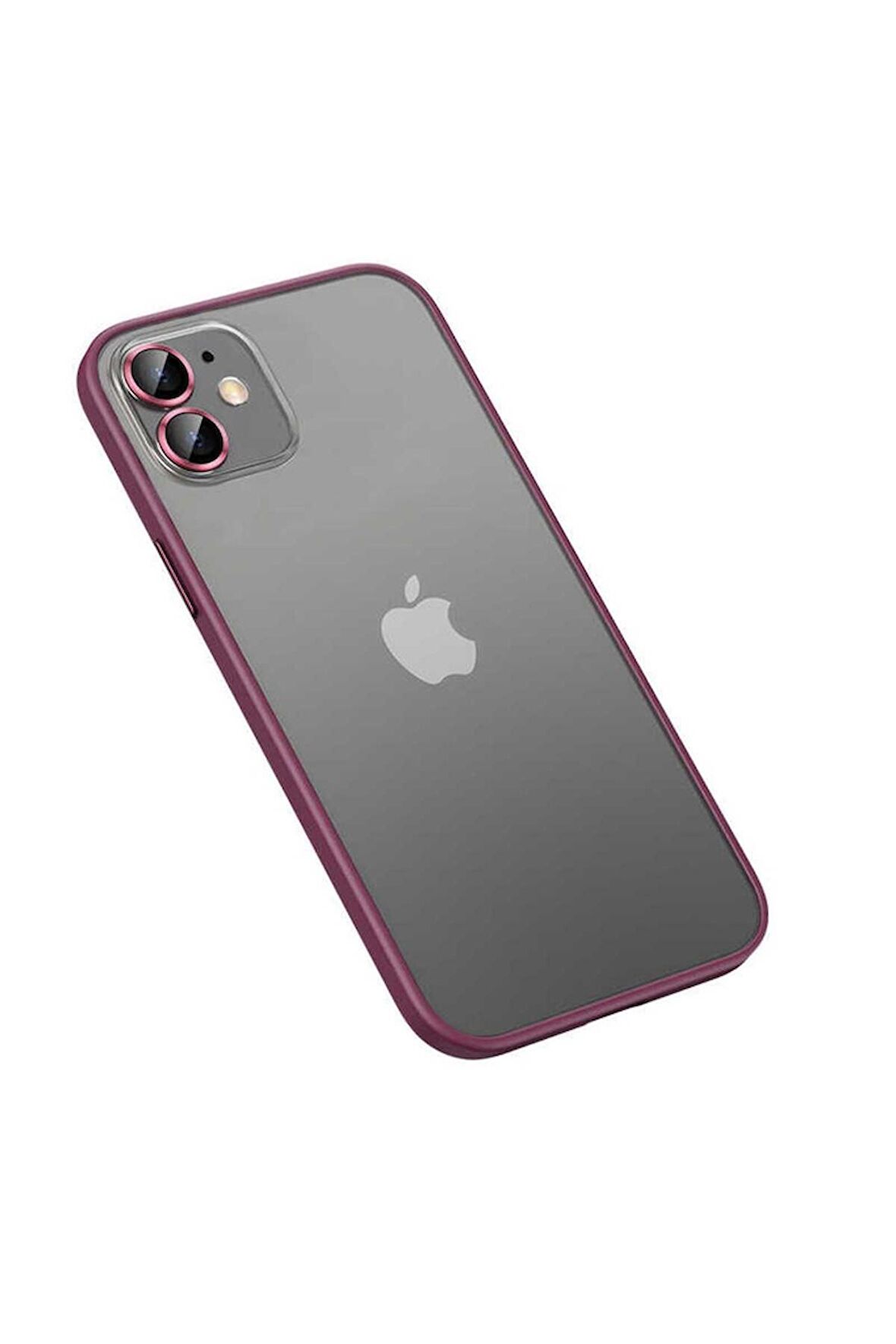 Apple iPhone 11 Uyumlu Kılıf Retro Kapak Koyu Mor