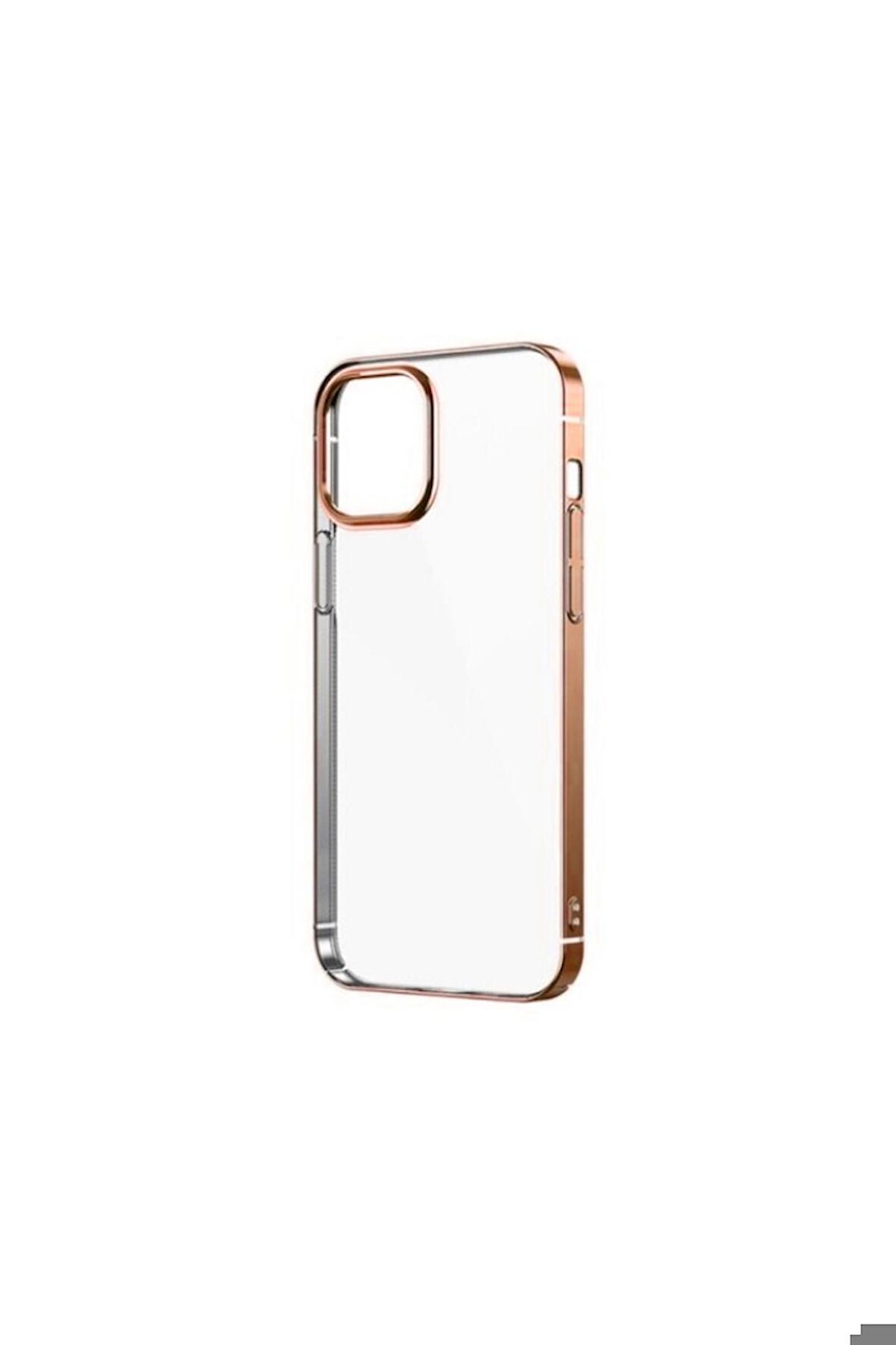 Apple iPhone 12 Uyumlu Kılıf Sun Kapak Rose Gold