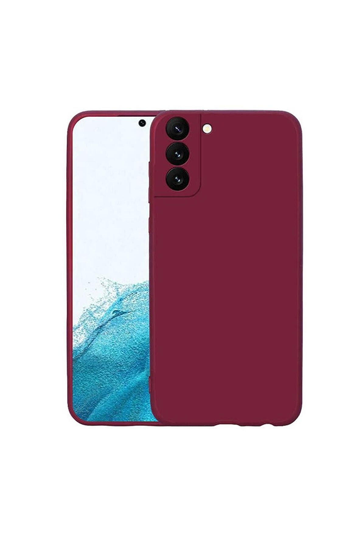 Samsung Galaxy S22 Uyumlu Kılıf Mara Lansman Kapak Koyu Mor