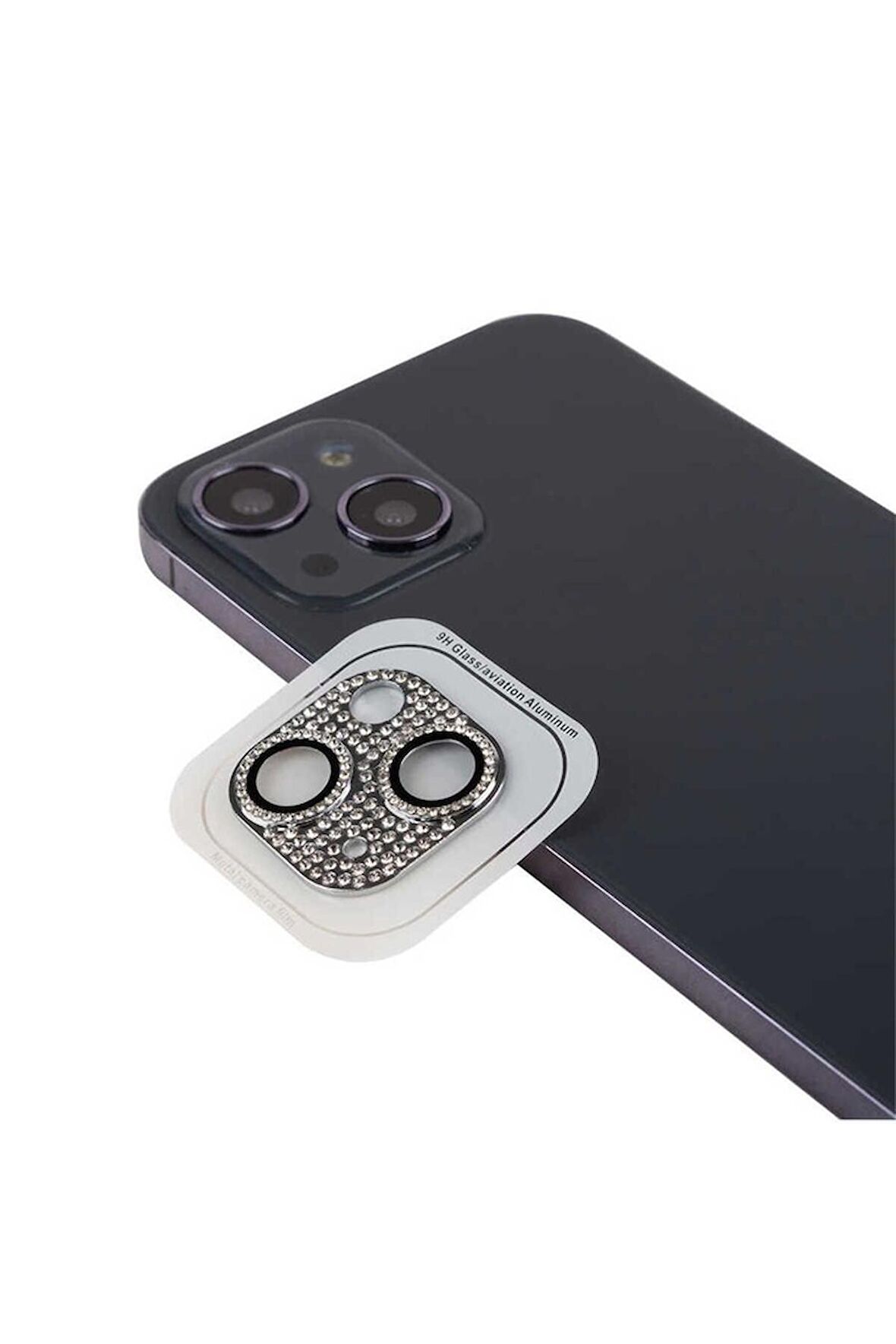 Apple iPhone 13 Uyumlu CL-08 Kamera Lens Koruyucu Gümüş