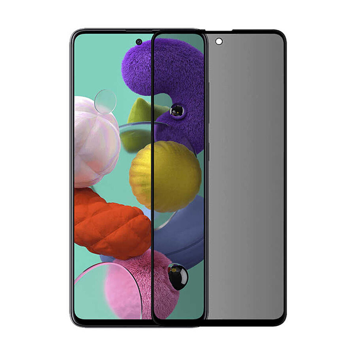 Samsung Galaxy A73 Uyumlu Davin 5D Privacy Cam Ekran Koruyucu