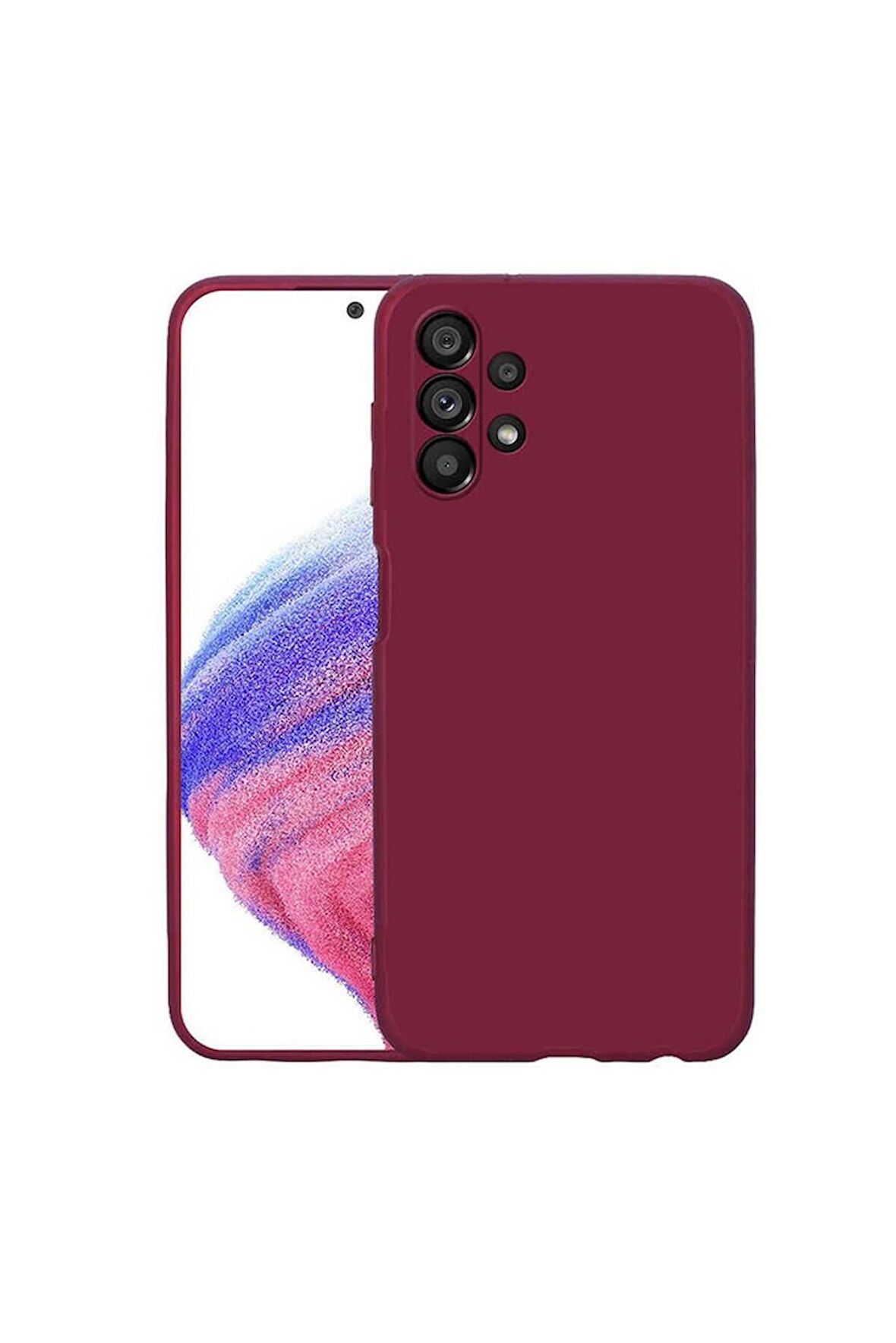 Samsung Galaxy A73 Uyumlu Kılıf Mara Lansman Kapak Koyu Mor