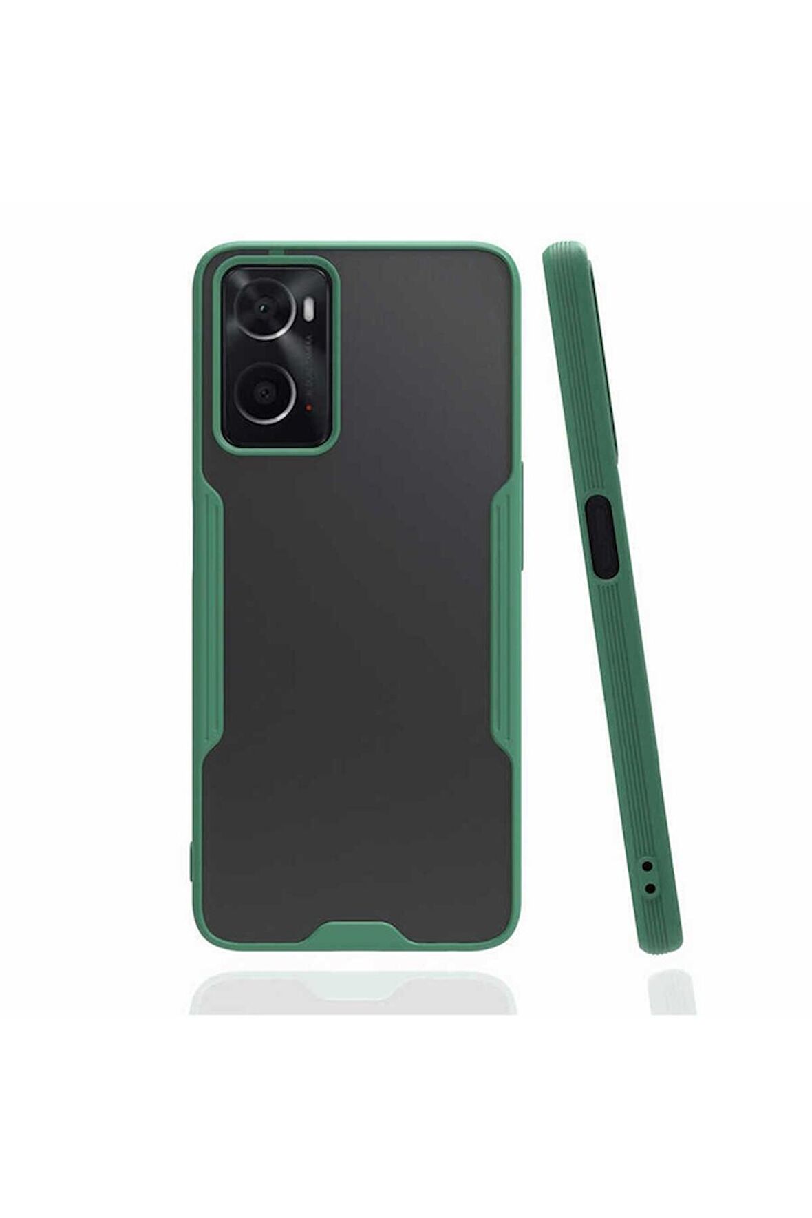 Oppo A36 Uyumlu Kılıf Parfe Kapak Koyu Yeşil