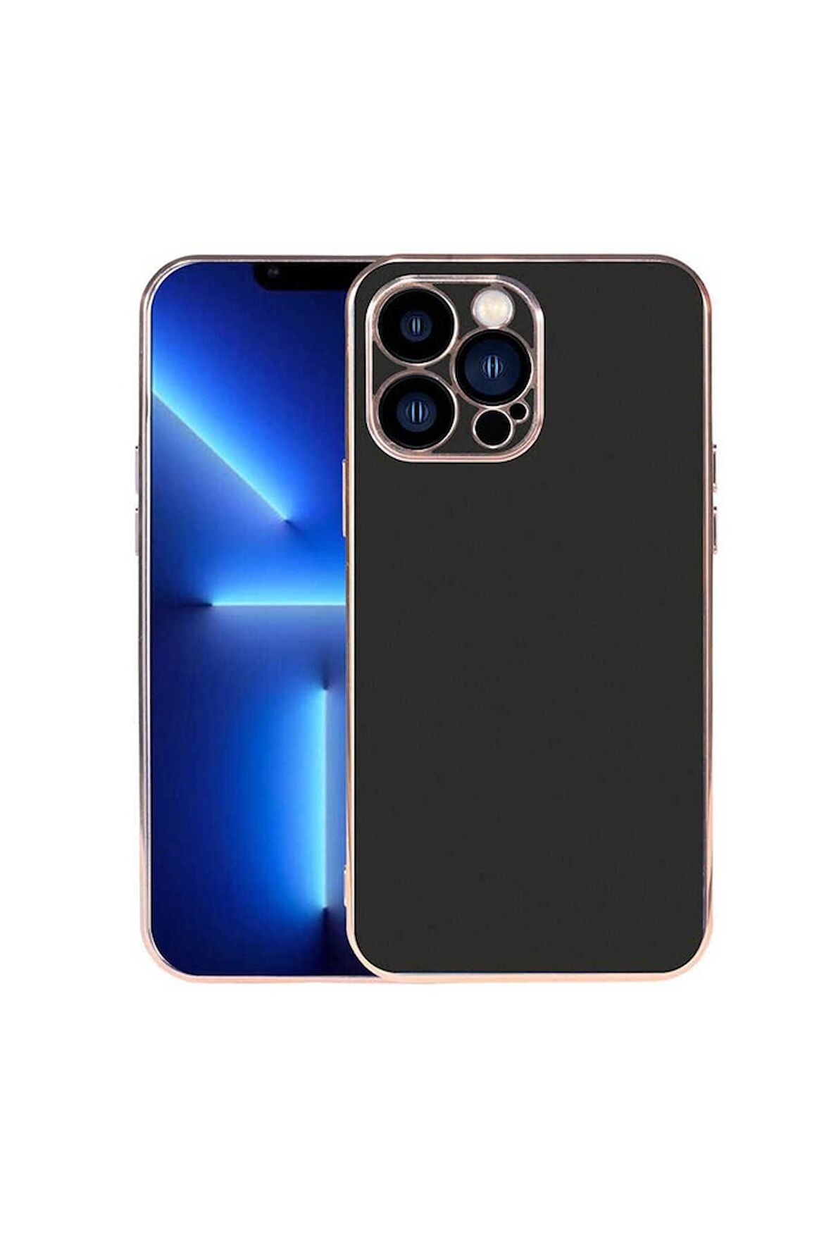 Apple iPhone 13 Pro Uyumlu Kılıf Viyana Kapak Siyah