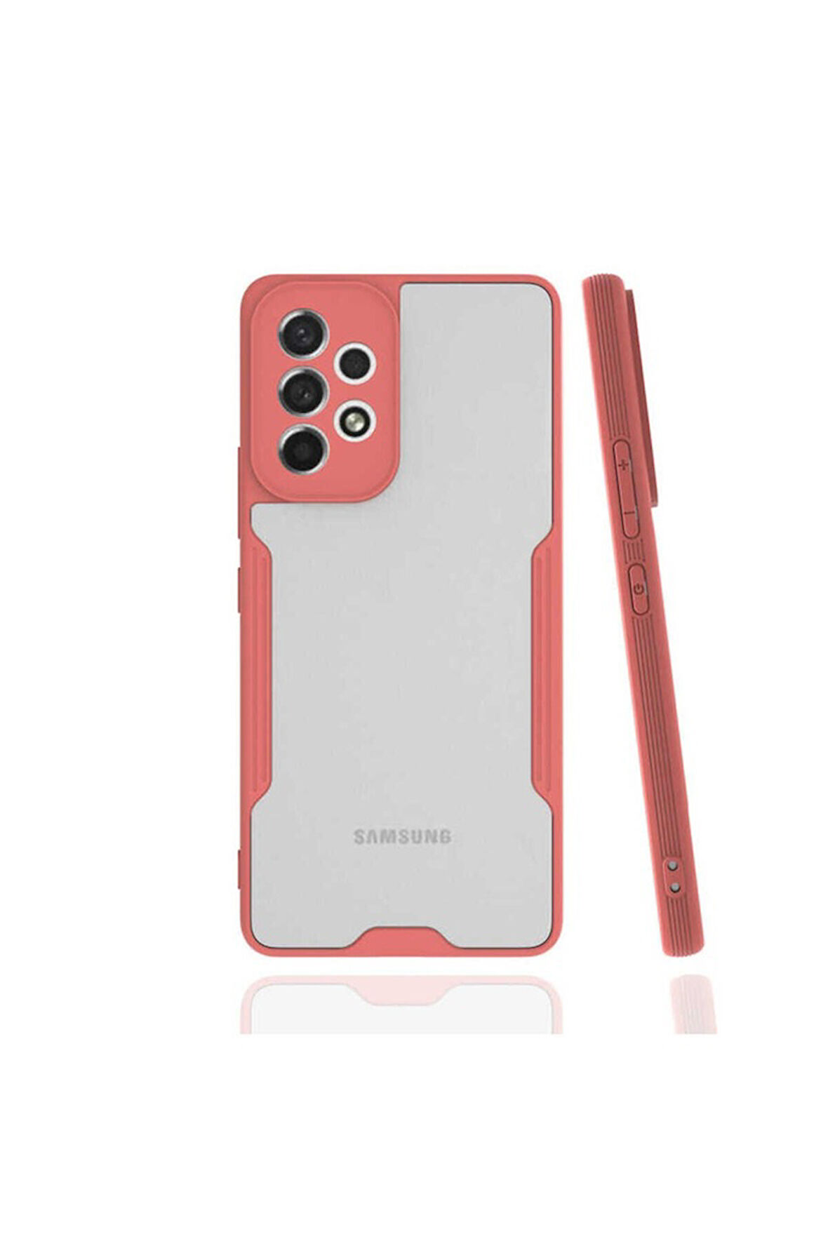 Samsung Galaxy A33 5G Uyumlu Kılıf Parfe Kapak Pembe