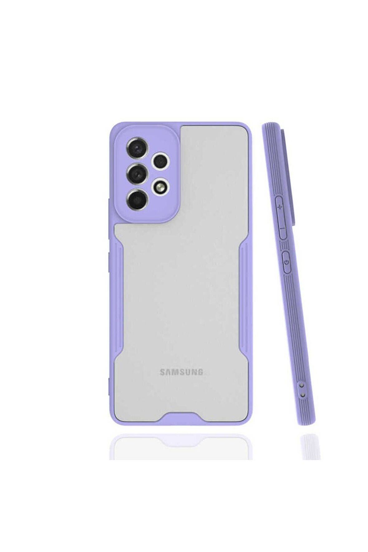 Samsung Galaxy A33 5G Uyumlu Kılıf Parfe Kapak Lila