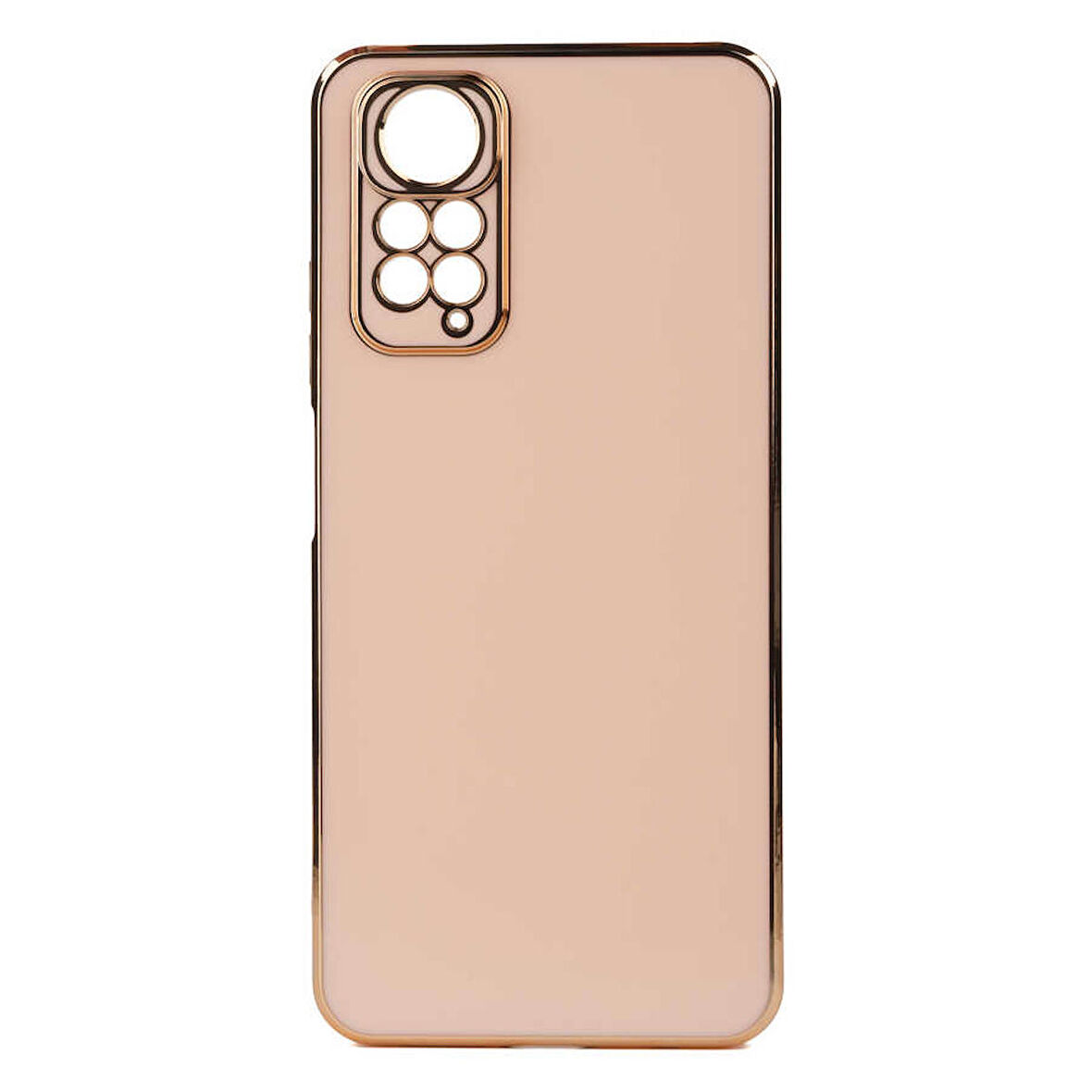 Xiaomi Redmi Note 11 Global Uyumlu Kılıf Bark Kapak Rose Gold