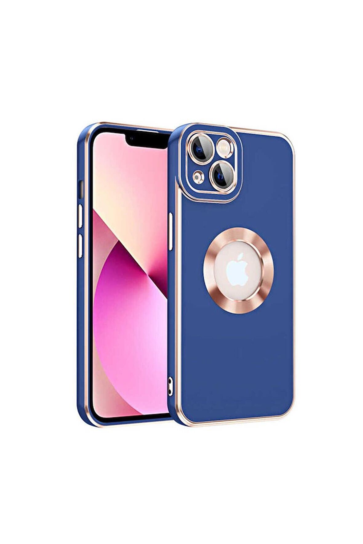 Apple iPhone 13 Uyumlu Kılıf Kongo Kapak Lacivert