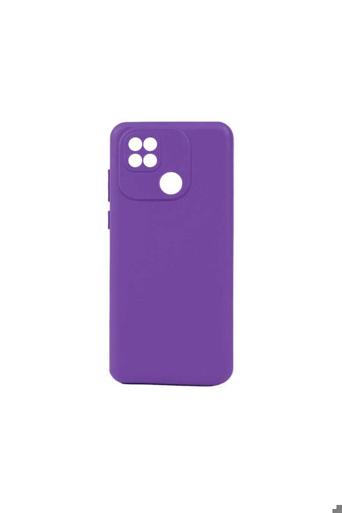 Xiaomi Redmi 10C Uyumlu Kılıf Biye Silikon Mor