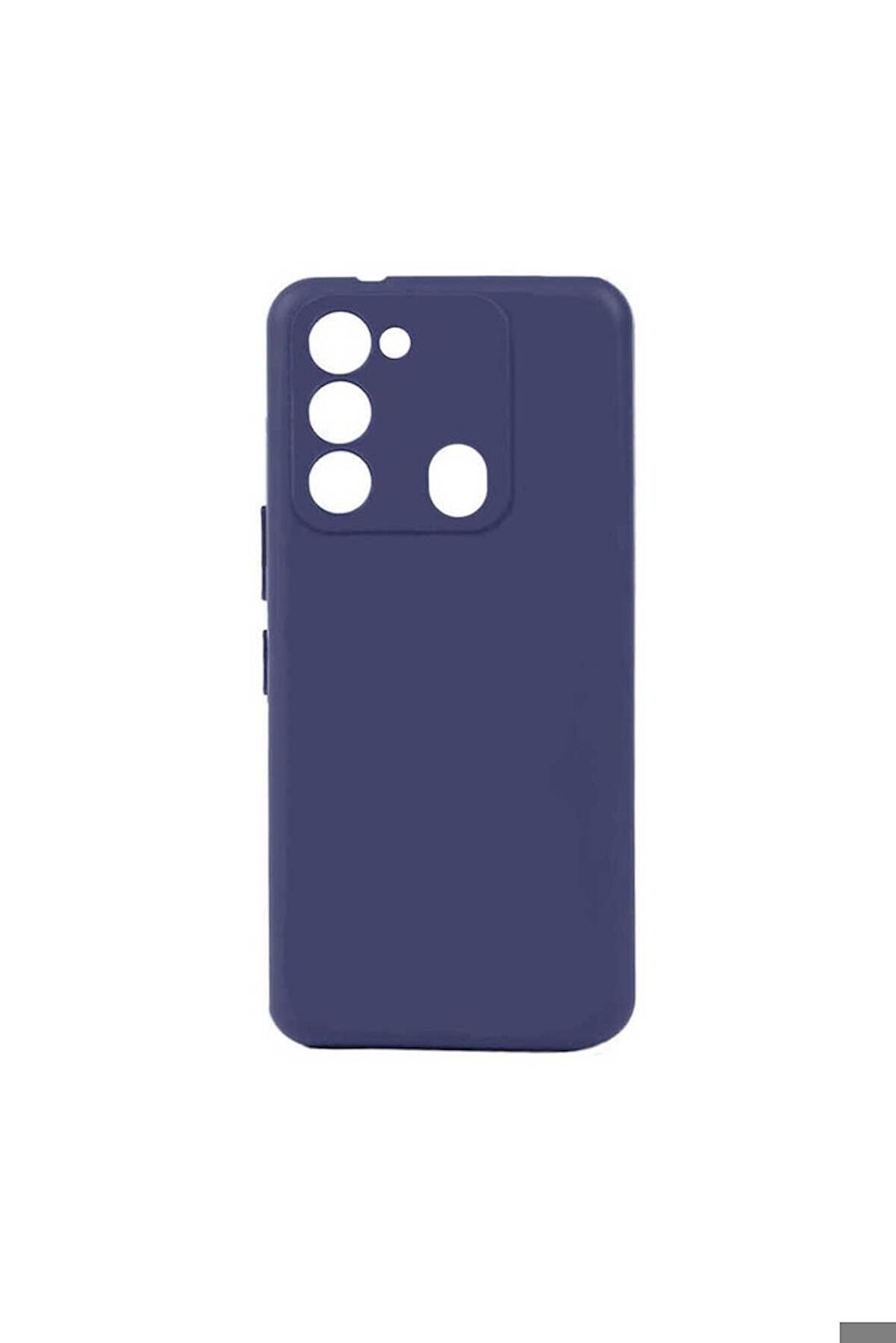 Tecno Spark 8C Uyumlu Kılıf Biye Silikon Lacivert