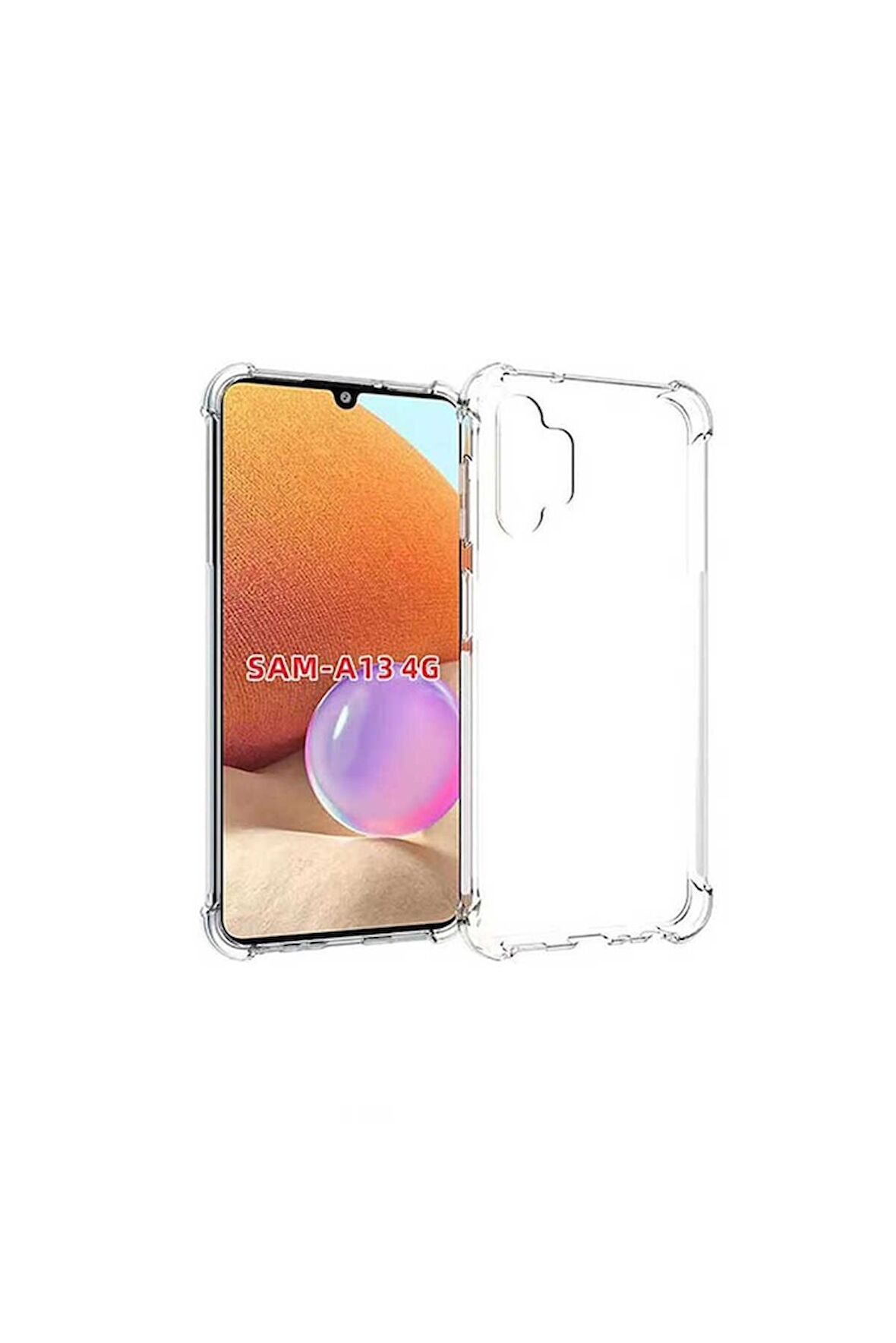Samsung Galaxy A13 4G Uyumlu Kılıf Nitro Anti Shock Silikon
