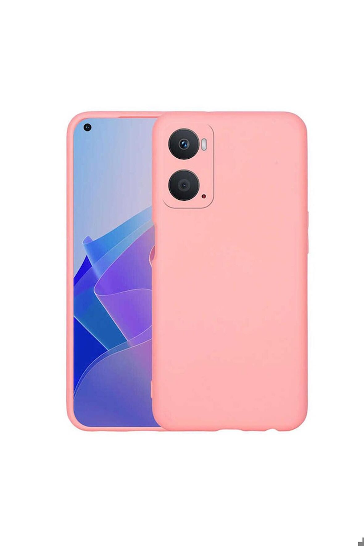 Oppo A76 Uyumlu Kılıf Mara Lansman Kapak Pembe Açık