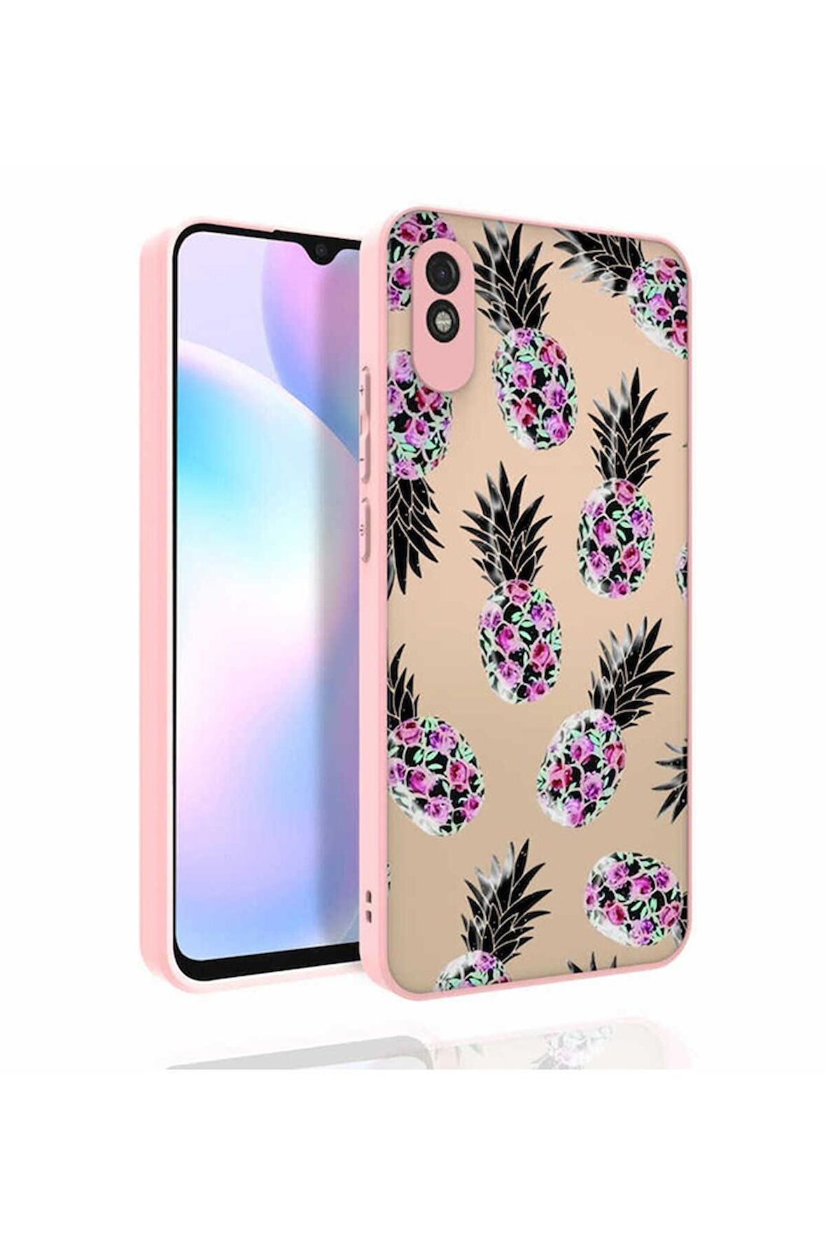 Xiaomi Redmi 9A Uyumlu Kılıf Desenli Kamera Korumalı Parlak Nora Kapak NO1