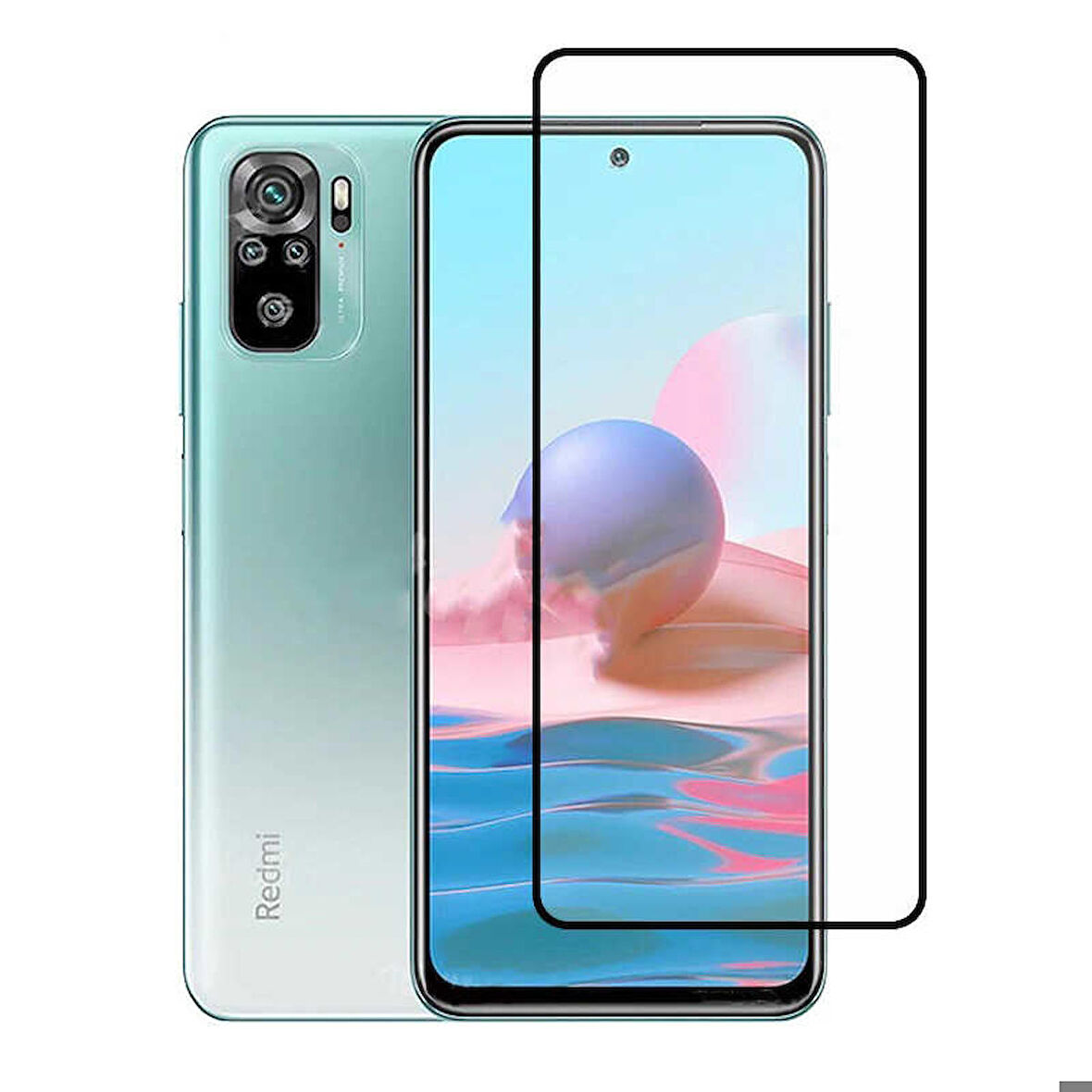 Xiaomi Poco M5S Uyumlu Kenarları Kırılmaya Dayanıklı Cam Ekran Koruyucu