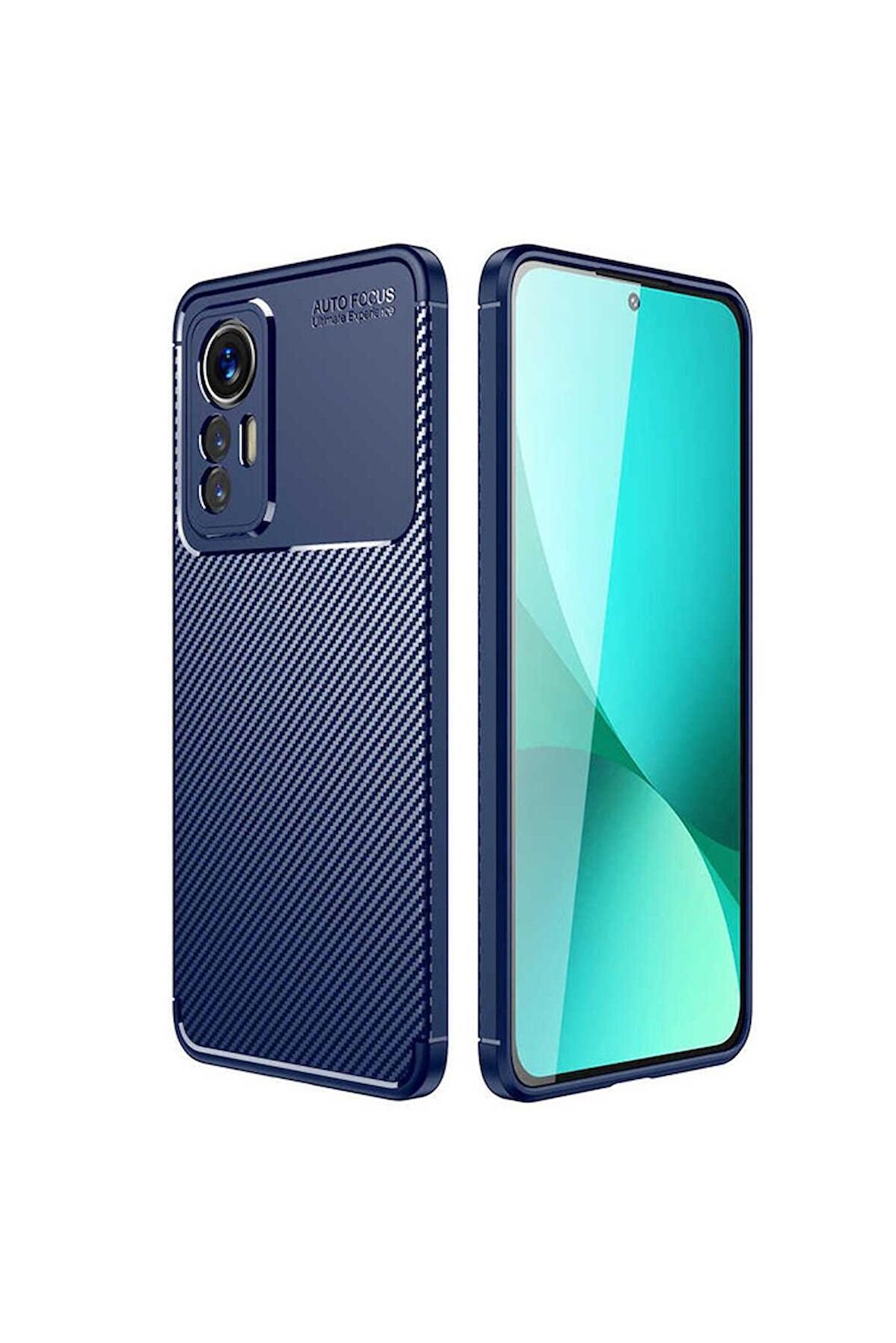 Xiaomi Mi 12 Lite Uyumlu Kılıf Negro Silikon Kapak Lacivert