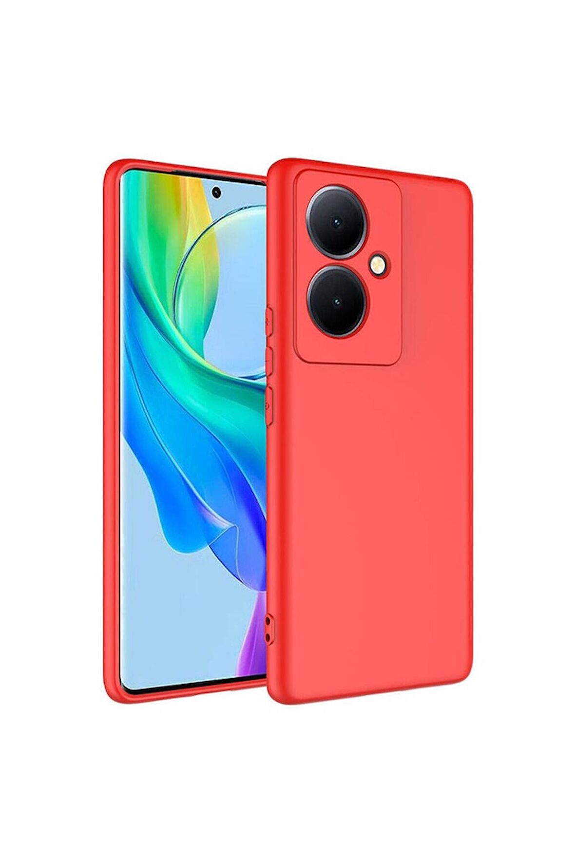 Vivo V29 Lite 5G Uyumlu Kılıf Mara Lansman Kapak Kırmızı