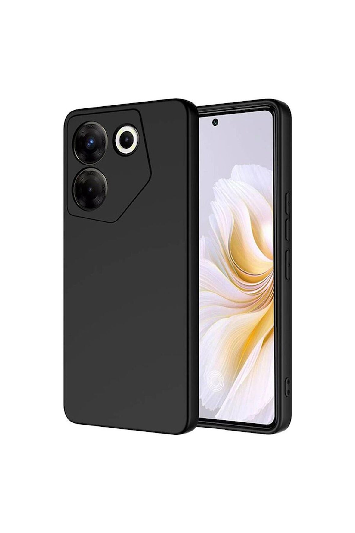 Tecno Camon 20 Pro 5G Uyumlu Kılıf Mara Lansman Kapak Siyah