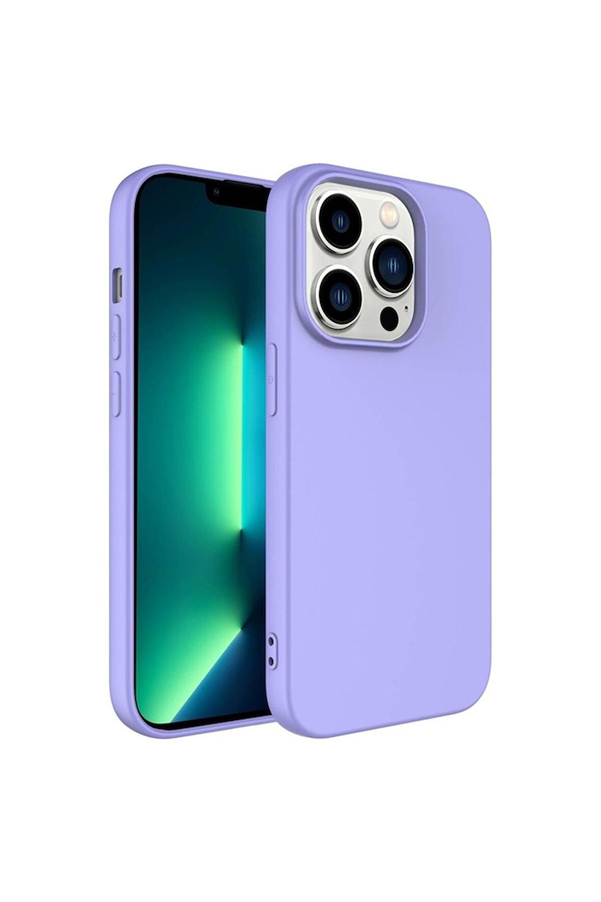 Apple iPhone 14 Pro Uyumlu Kılıf LSR Lansman Kapak Lila