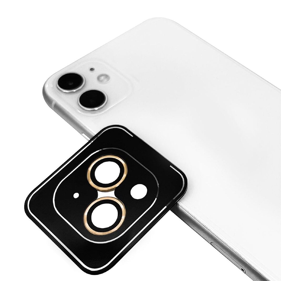 Apple iPhone 14 Plus Uyumlu CL-09 Kamera Lens Koruyucu Gold