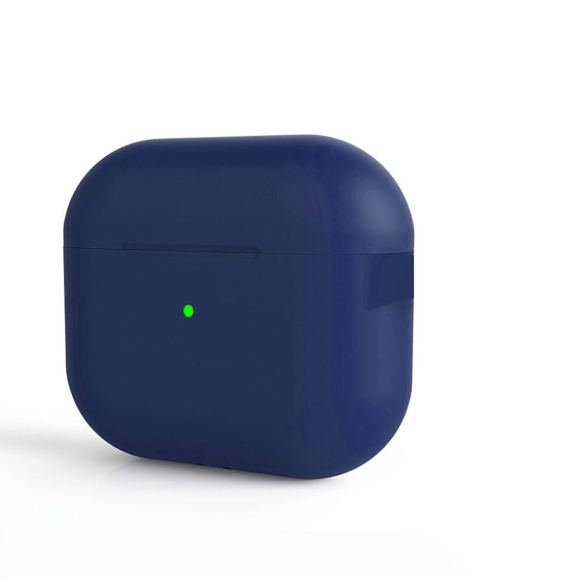 Apple Airpods Pro 2 Uyumlu Kılıf Silikon Yumuşak Soft Yüzey Askı Aparatlı Standart Silikon Kılıf Lacivert