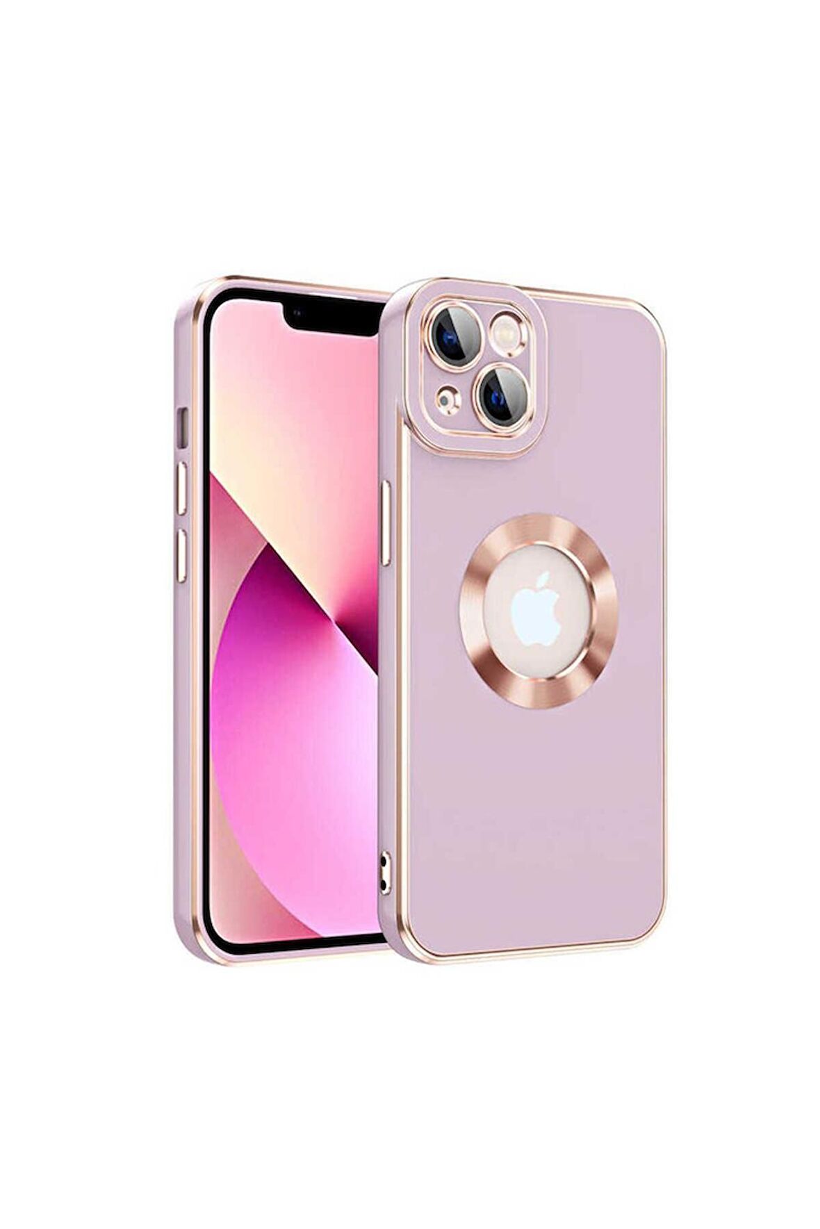 Apple iPhone 14 Uyumlu Kılıf Kongo Kapak Mor