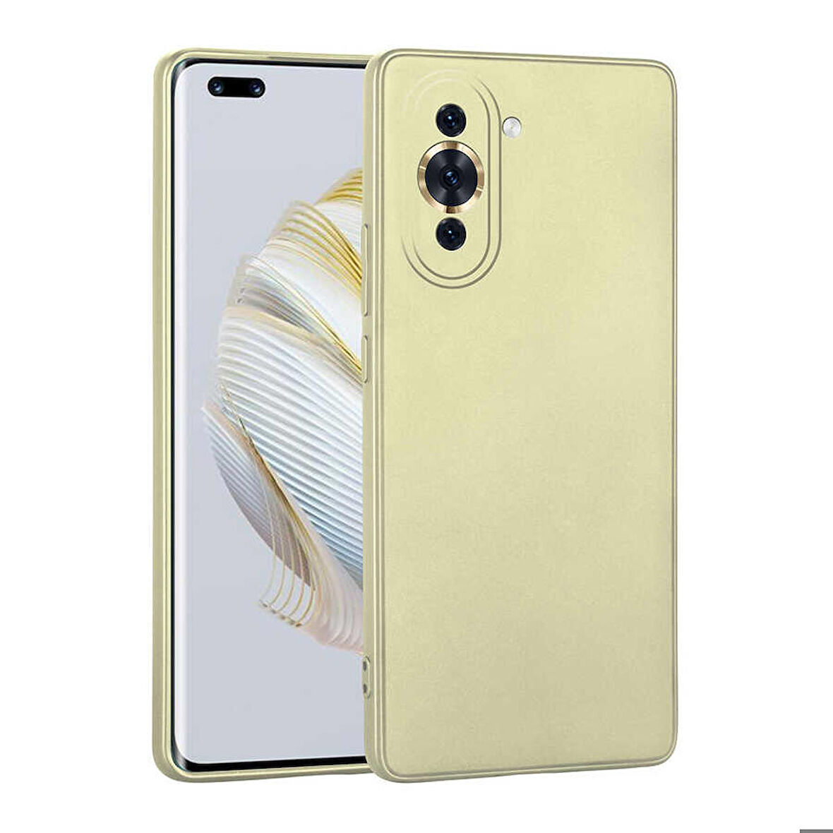 Huawei Nova 10 Pro Uyumlu Kılıf Premier Silikon Kapak Gold