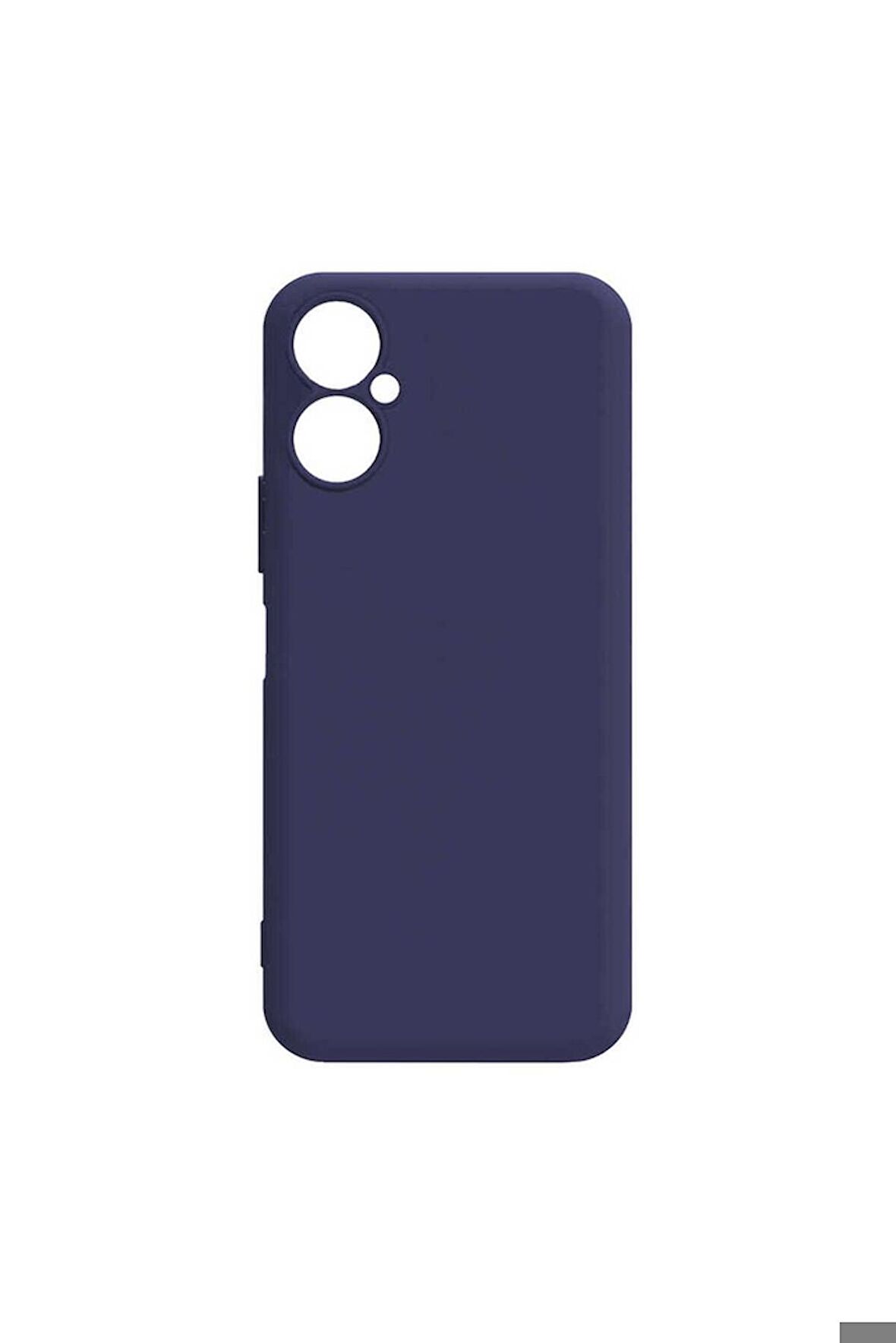 Tecno Camon 19 Neo Uyumlu Kılıf Biye Silikon Lacivert