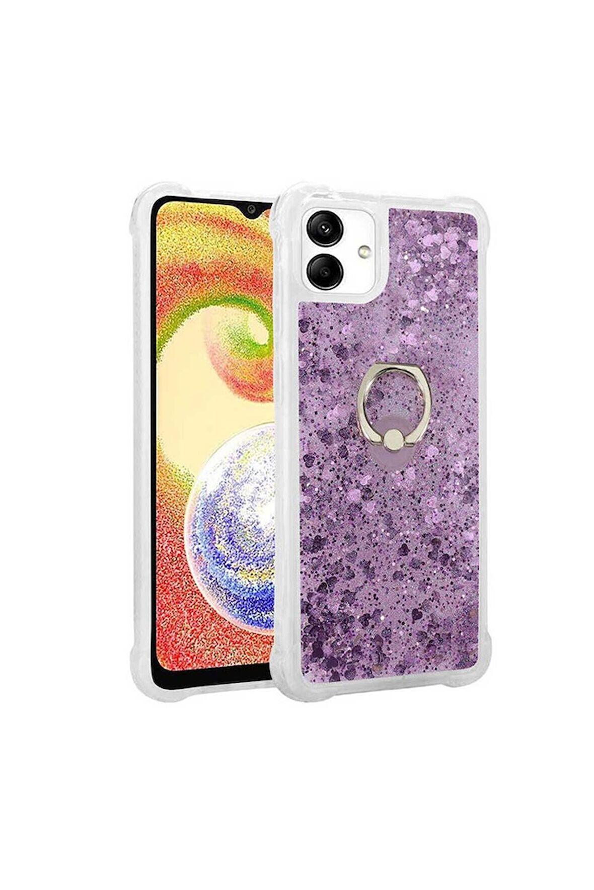 Samsung Galaxy A04 Uyumlu Kılıf Milce Kapak Mor