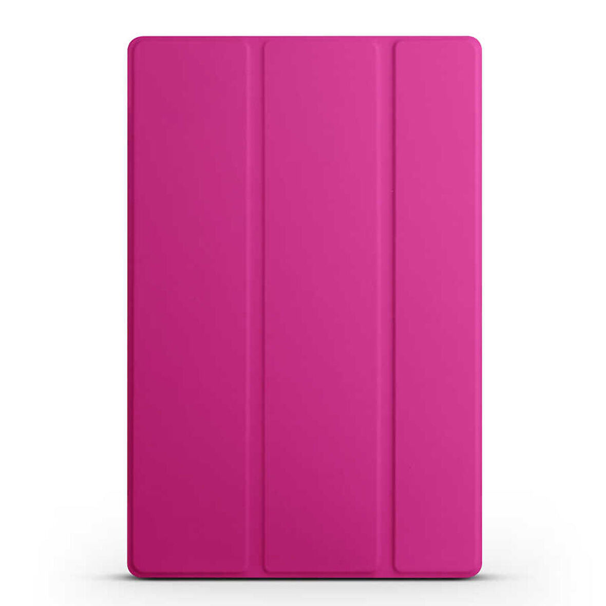 Huawei Honor Pad 8 Uyumlu Tablet Kılıfı Smart Cover Standlı Akıllı Kılıf Pembe Koyu