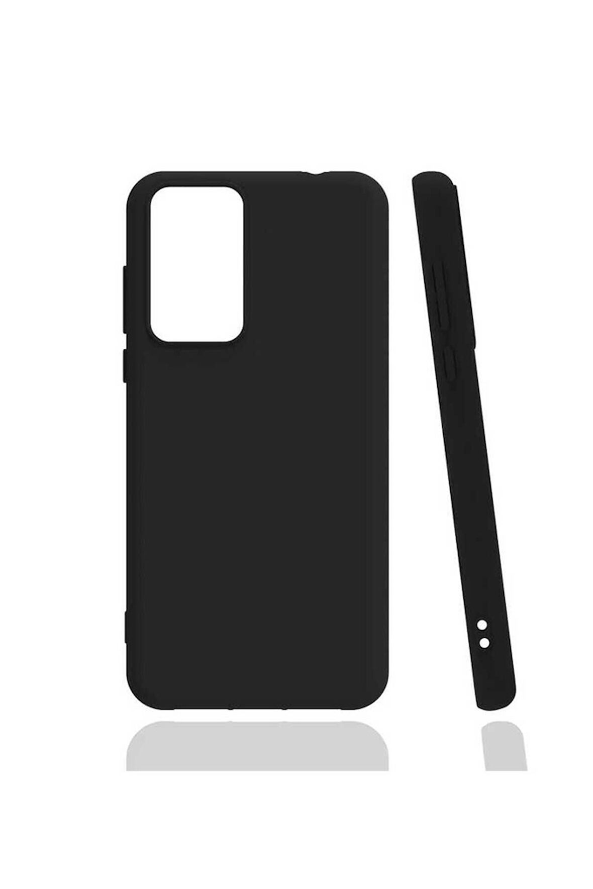 Xiaomi Mi 12T Uyumlu Kılıf Biye Silikon Siyah