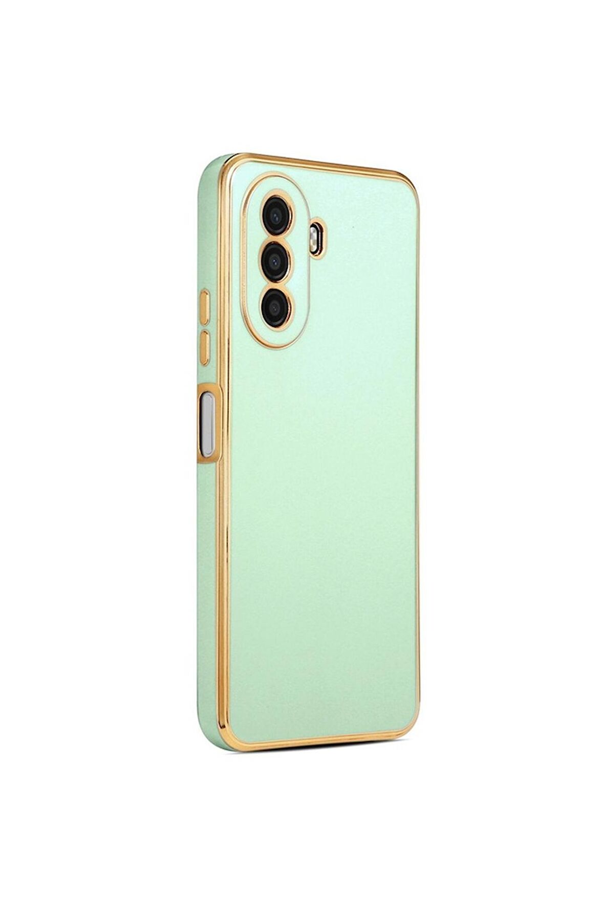 Huawei Nova Y70 Uyumlu Kılıf Bark Kapak Açık Yeşil