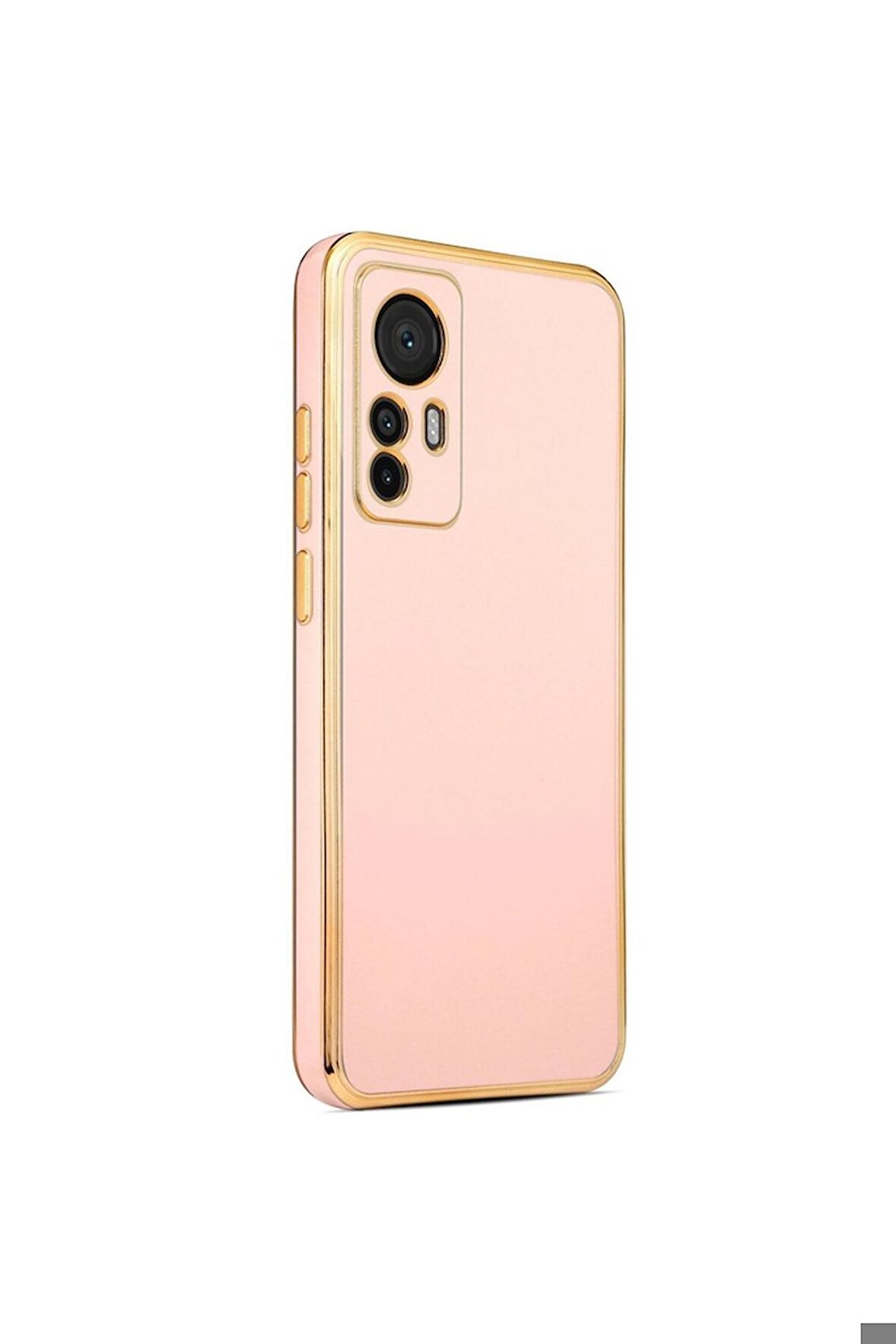 Xiaomi Mi 12T Pro Uyumlu Kılıf Bark Kapak Rose Gold