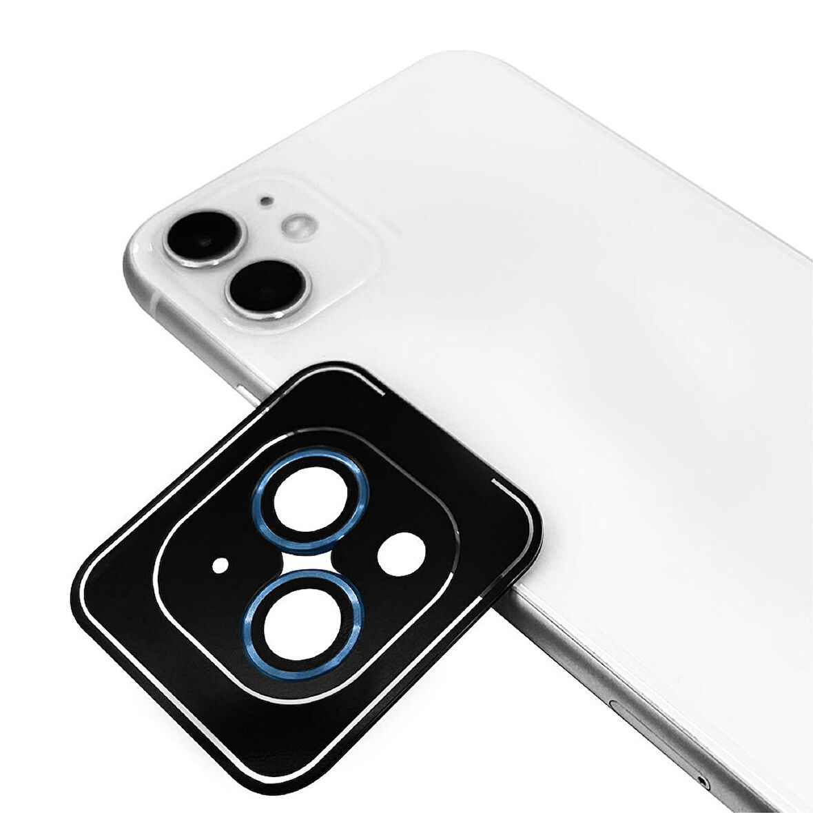 Apple iPhone 13 Mini Uyumlu CL-09 Kamera Lens Koruyucu Lacivert