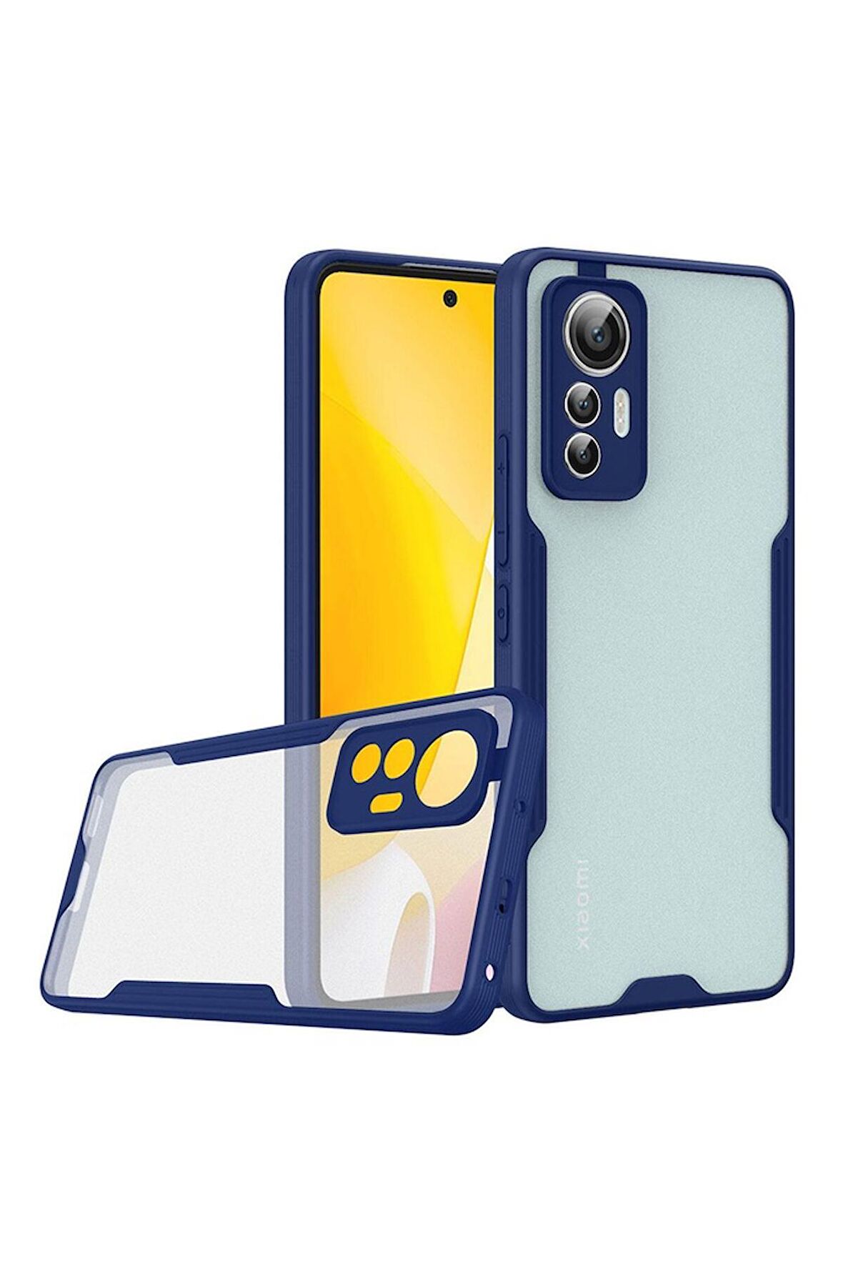 Xiaomi Mi 12 Lite Uyumlu Kılıf Parfe Kapak Lacivert