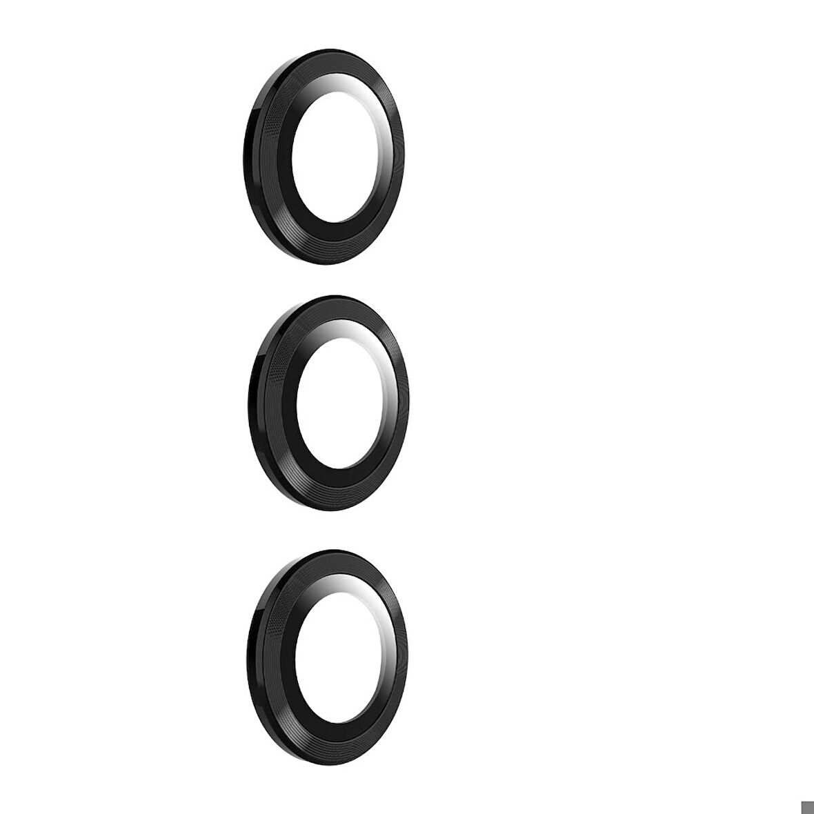 Samsung Galaxy S23 Uyumlu Kamera Lens Koruyucu Cam Filmi Siyah
