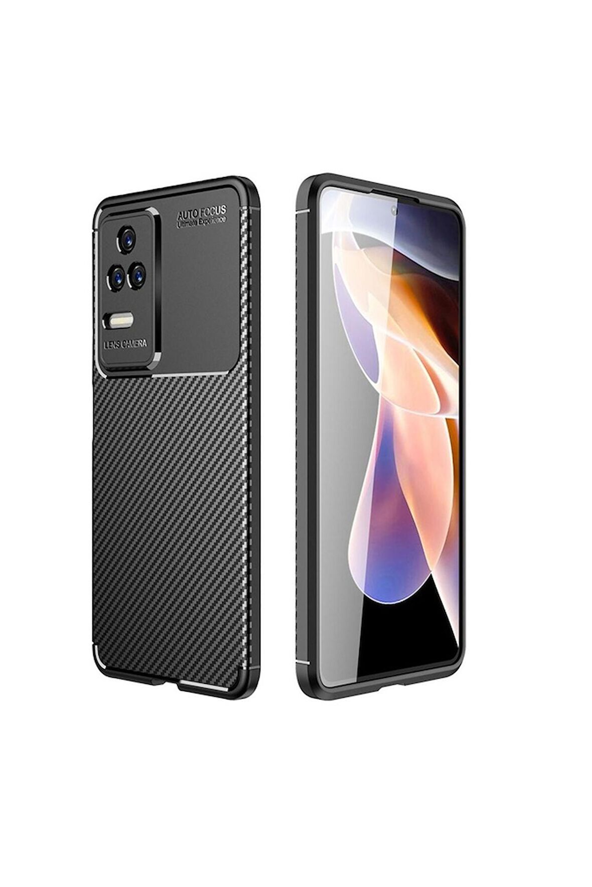 Xiaomi Poco F4 Uyumlu Kılıf Negro Silikon Kapak Siyah