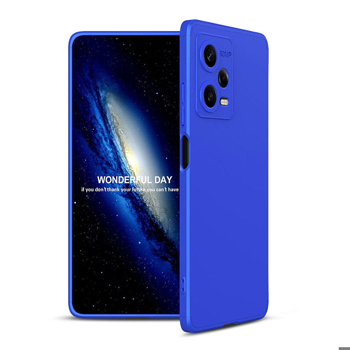 Xiaomi Redmi Note 12 Pro 5G Uyumlu Kılıf Ays Kapak Mavi
