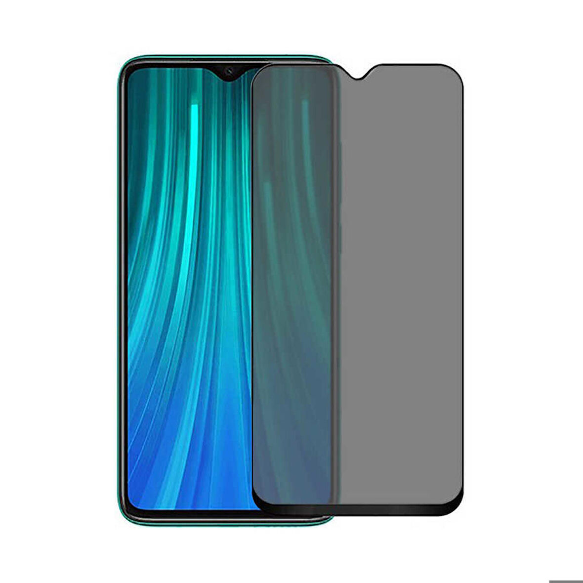 Xiaomi Redmi Note 11E Uyumlu Hayalet Ekran Koruyucu Davin Privacy Mat Seramik Ekran Filmi