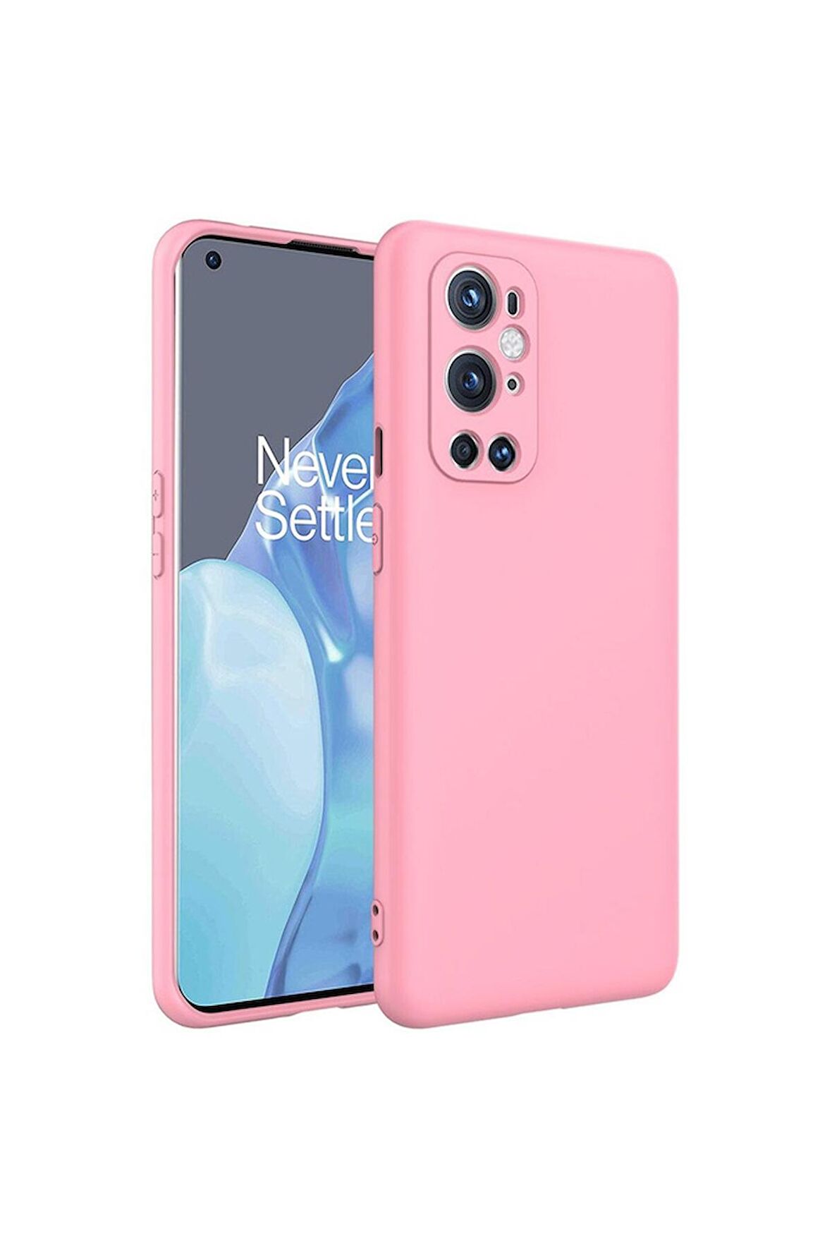 OnePlus 9 Pro Uyumlu Kılıf Mara Lansman Kapak Pembe