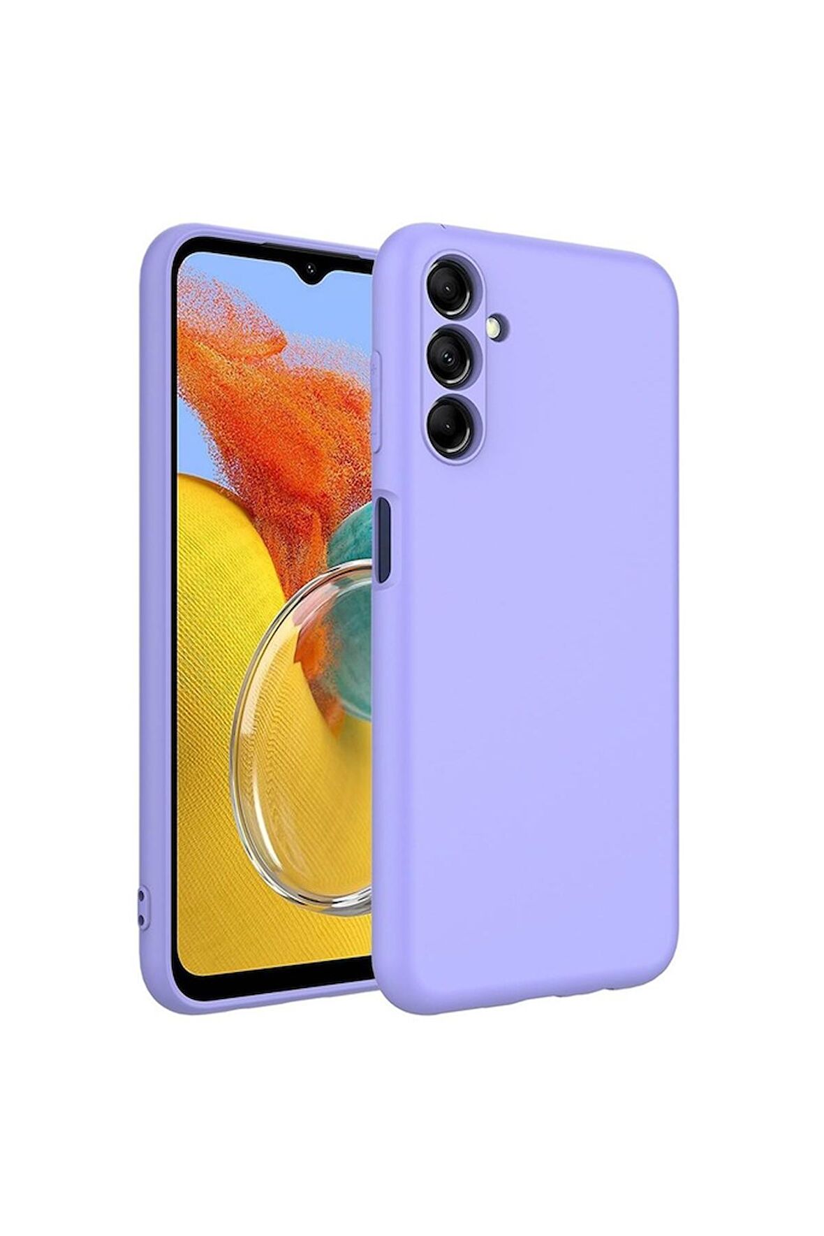 Samsung Galaxy M14 Uyumlu Kılıf Mara Lansman Kapak Lila