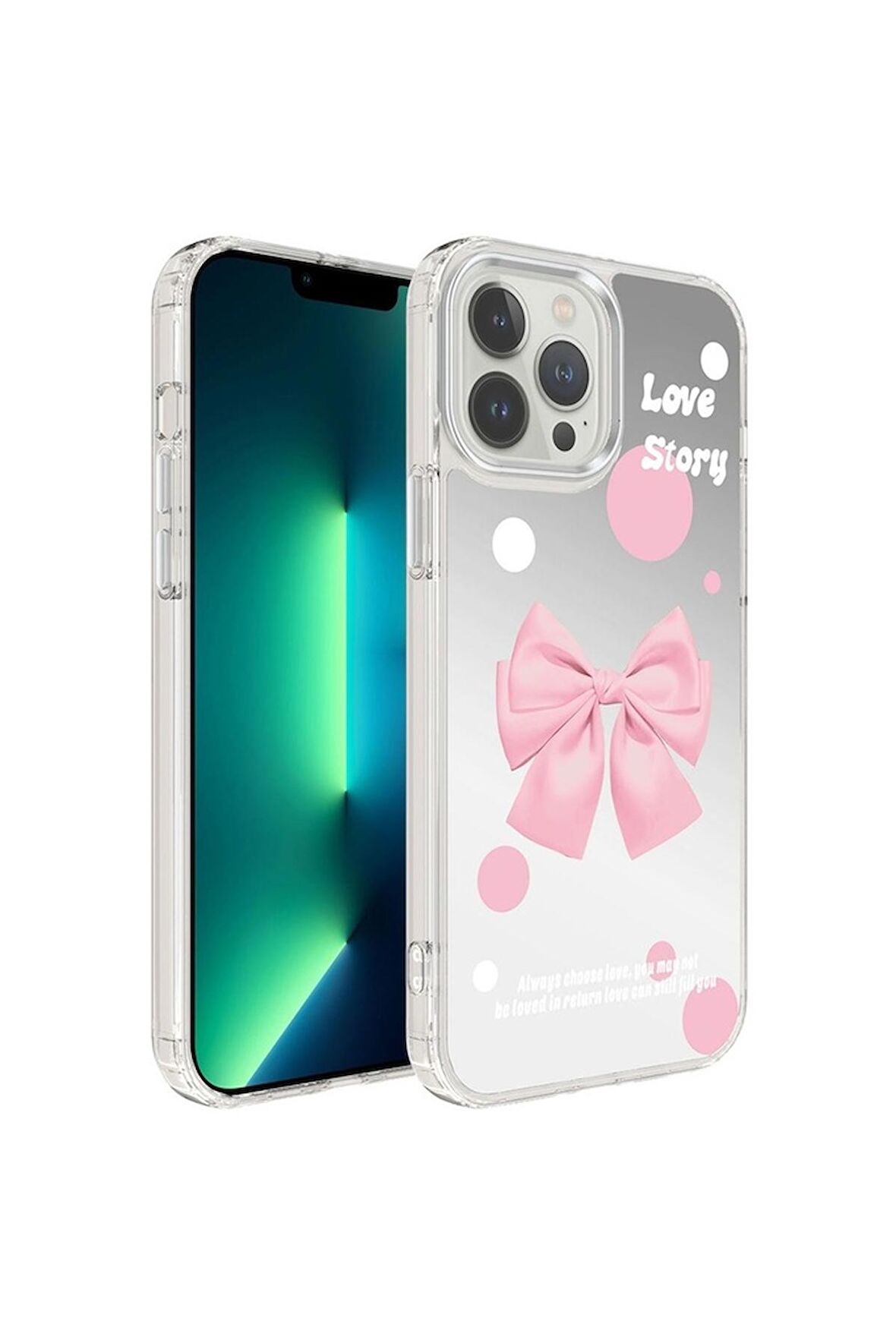 Apple iPhone 13 Pro Uyumlu Kılıf Airbagli Parlak Tasarımlı Mimbo Kapak NO2