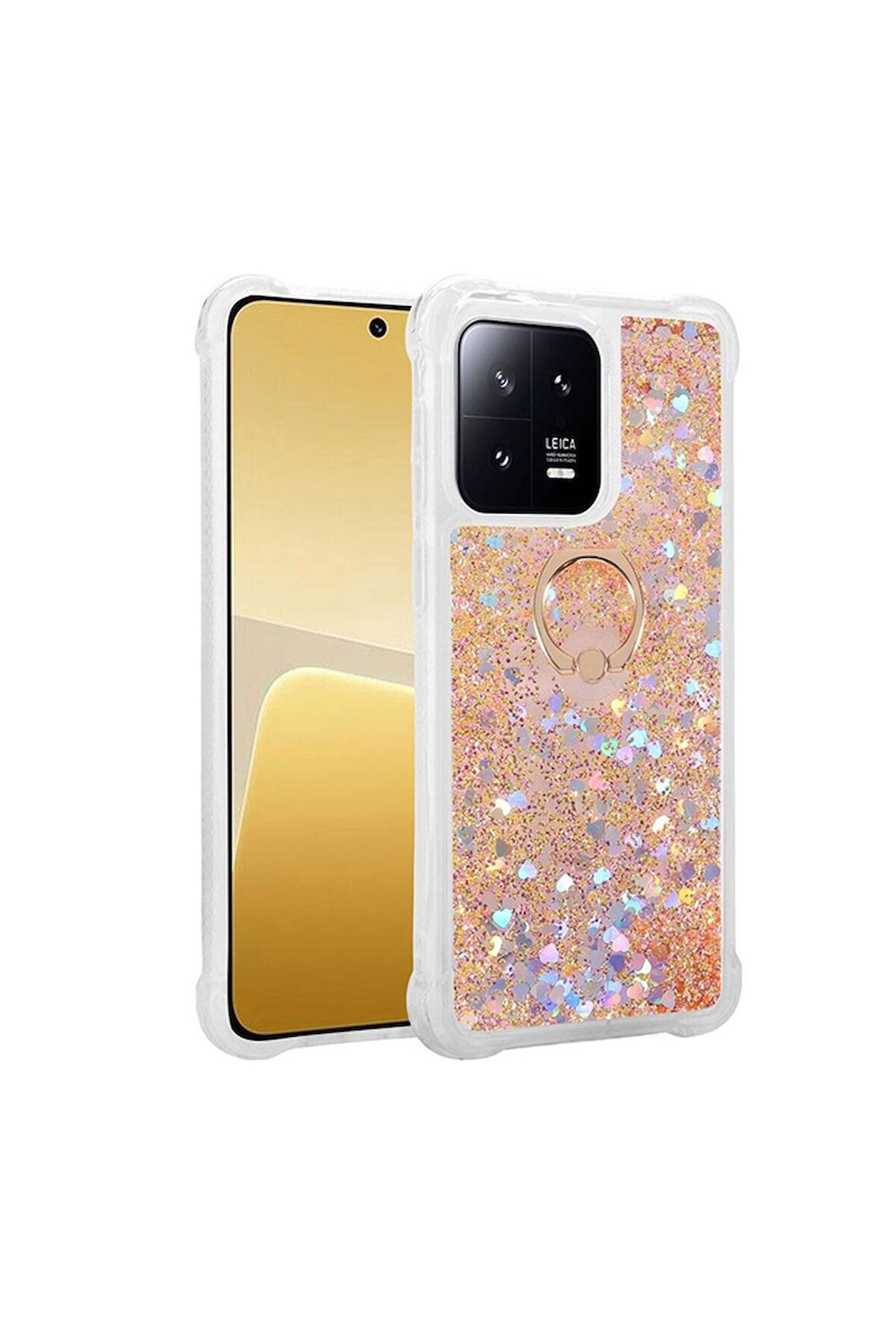 Xiaomi Mi 13 Uyumlu Kılıf Milce Kapak Gold