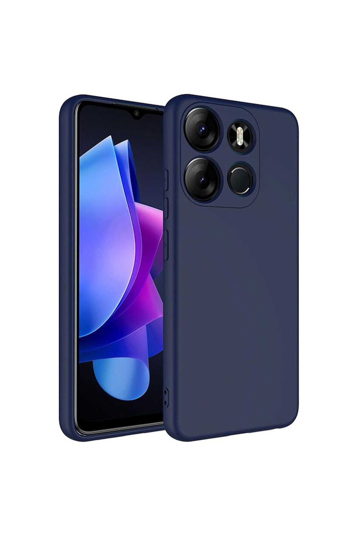 Tecno Spark Go 2023 Uyumlu Kılıf Mara Lansman Kapak Lacivert