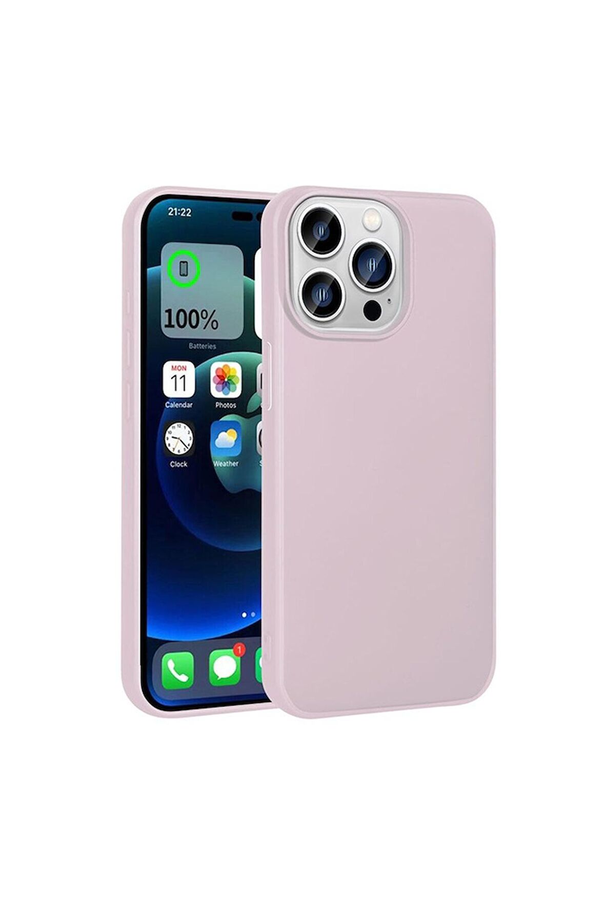 Apple iPhone 15 Pro Max Uyumlu Kılıf Premier Silikon Kapak Rose Gold
